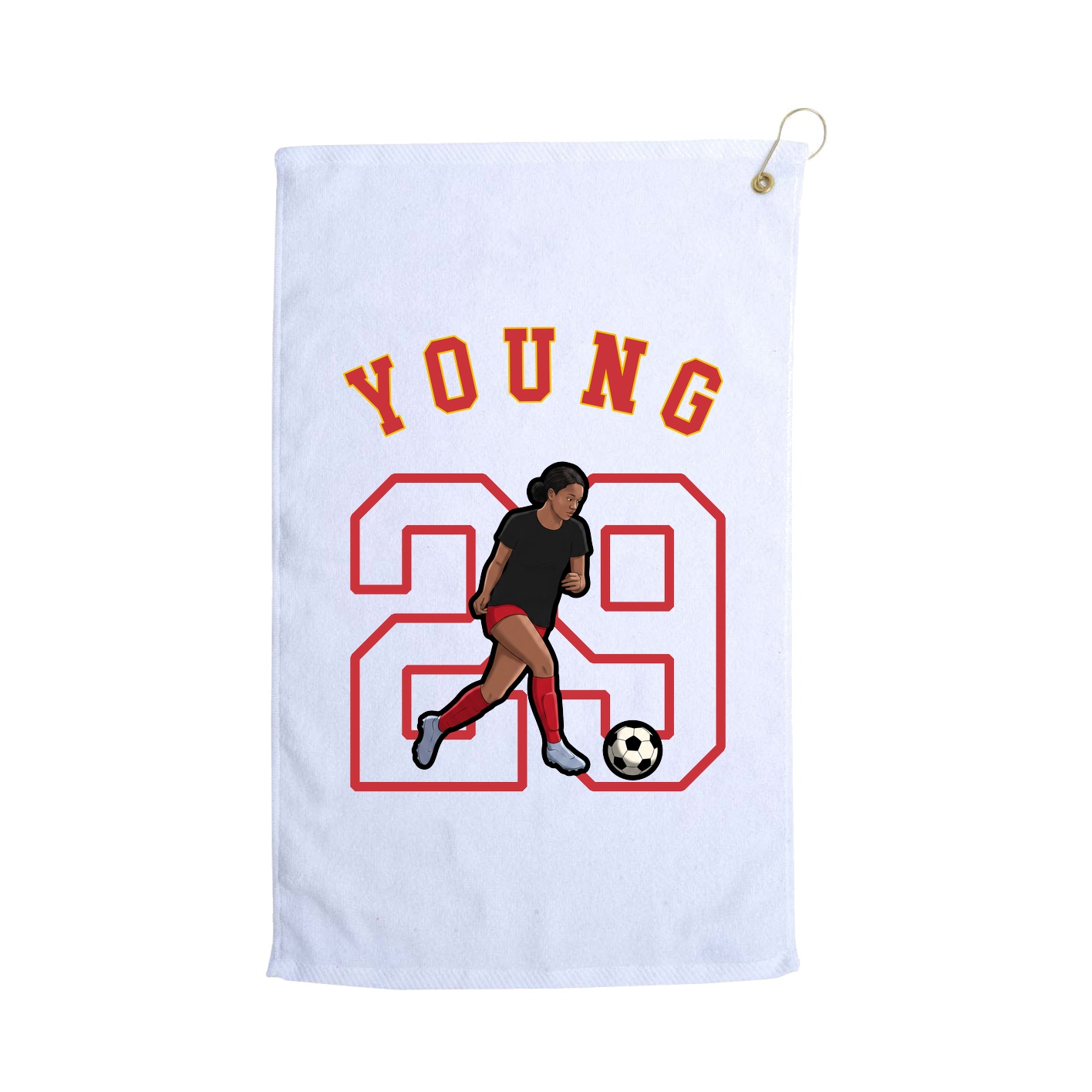 Golf Towel — Shirsey Arch in White