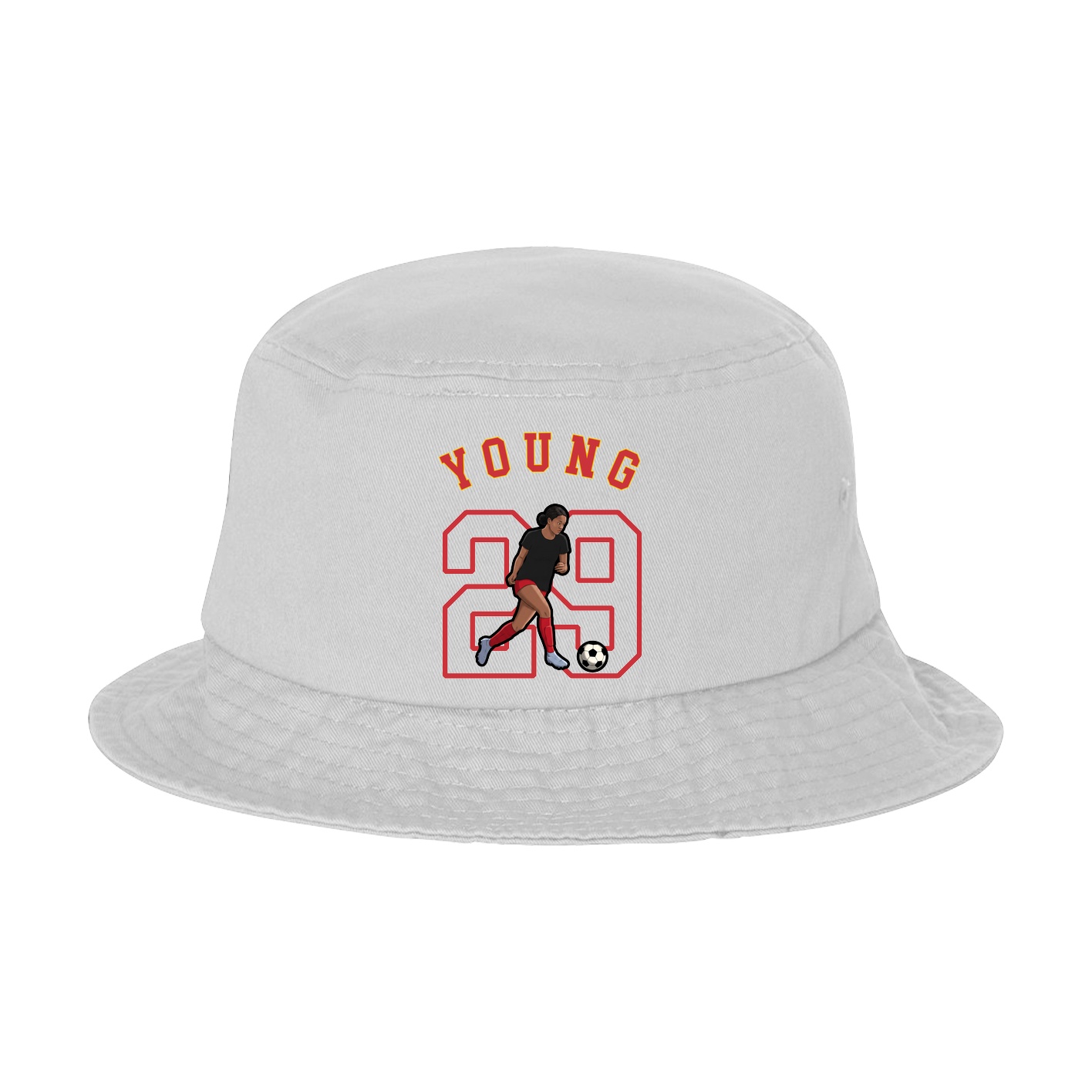 Bucket Cap — Shirsey Arch in White