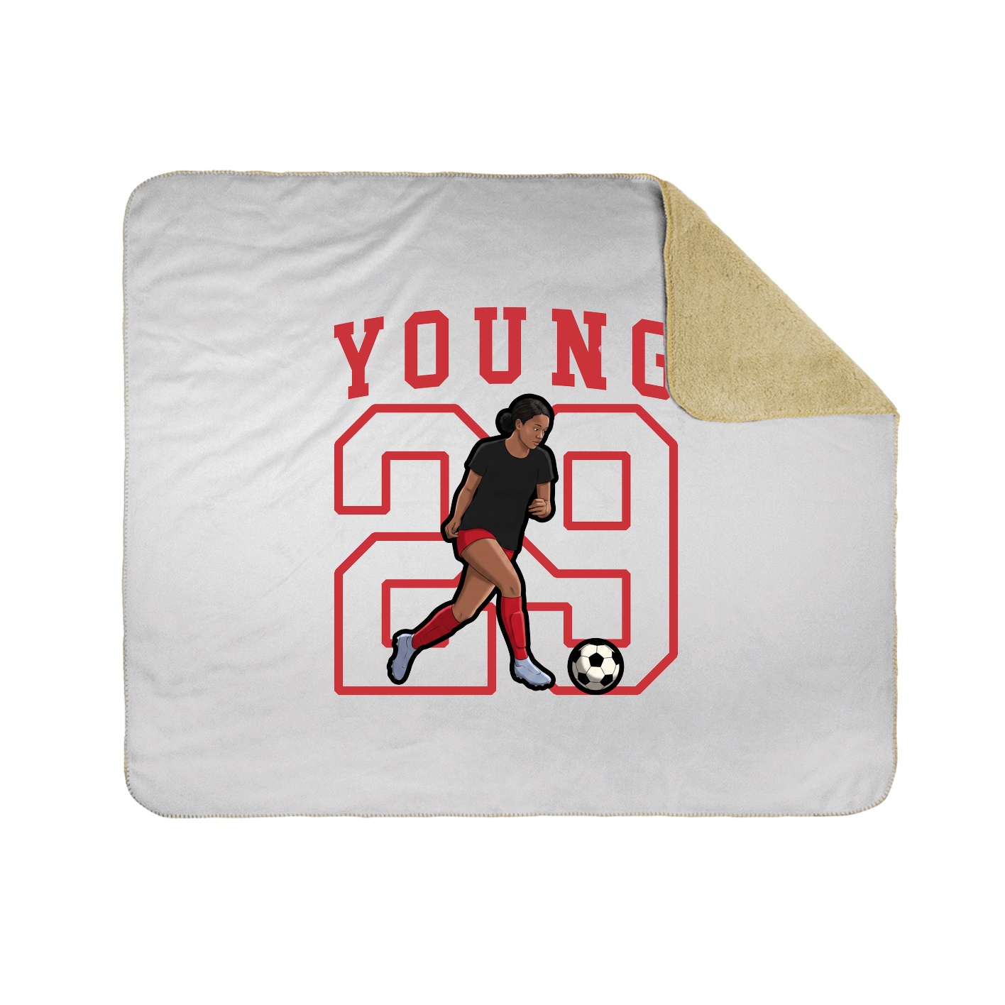Throw Blanket — Shirsey in White