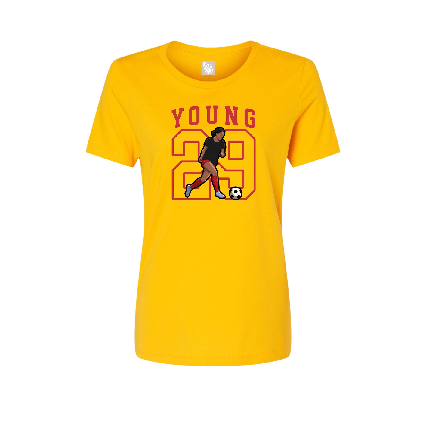 Womens Tee — Shirsey in Gold