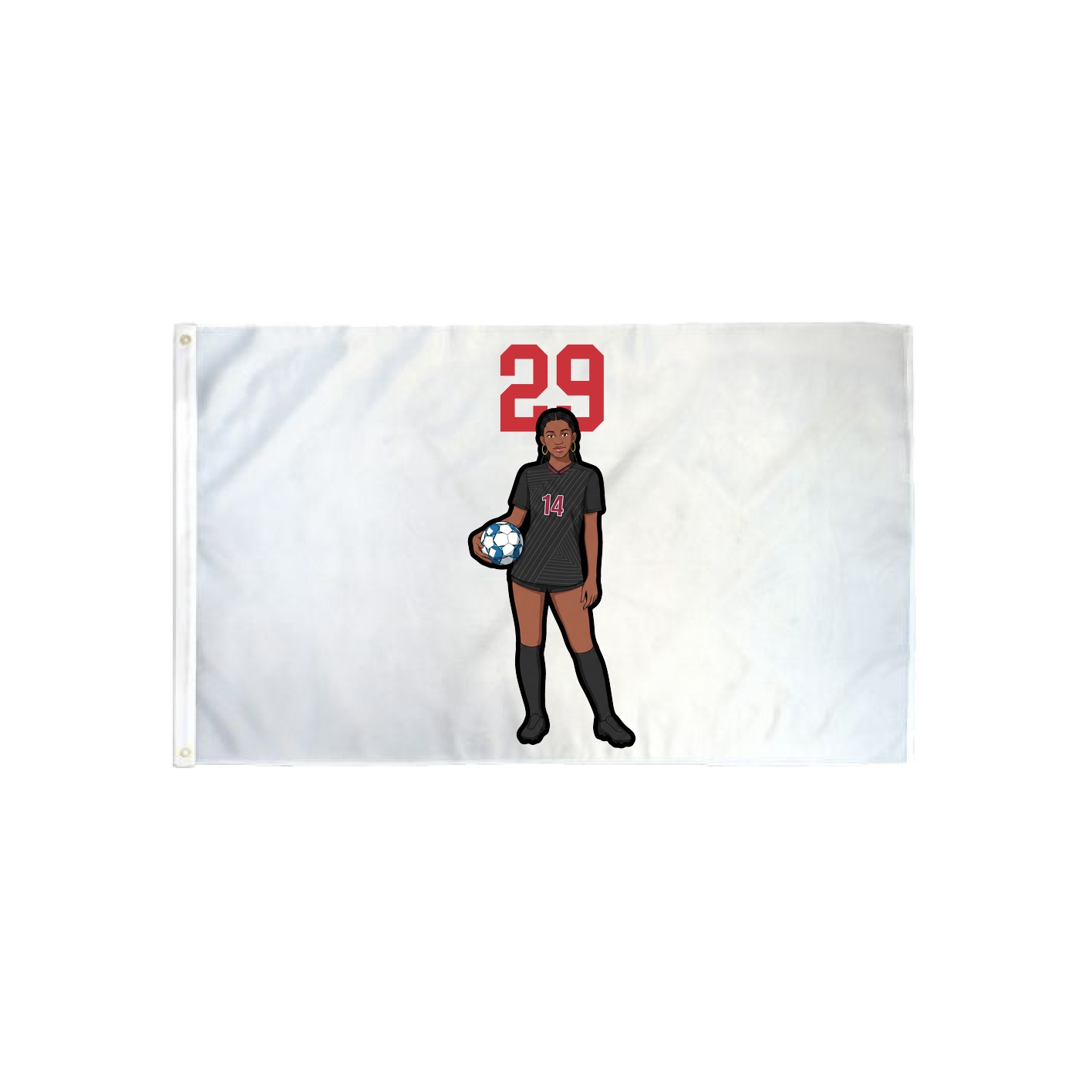 3x5 Flag — Number Top in Classic