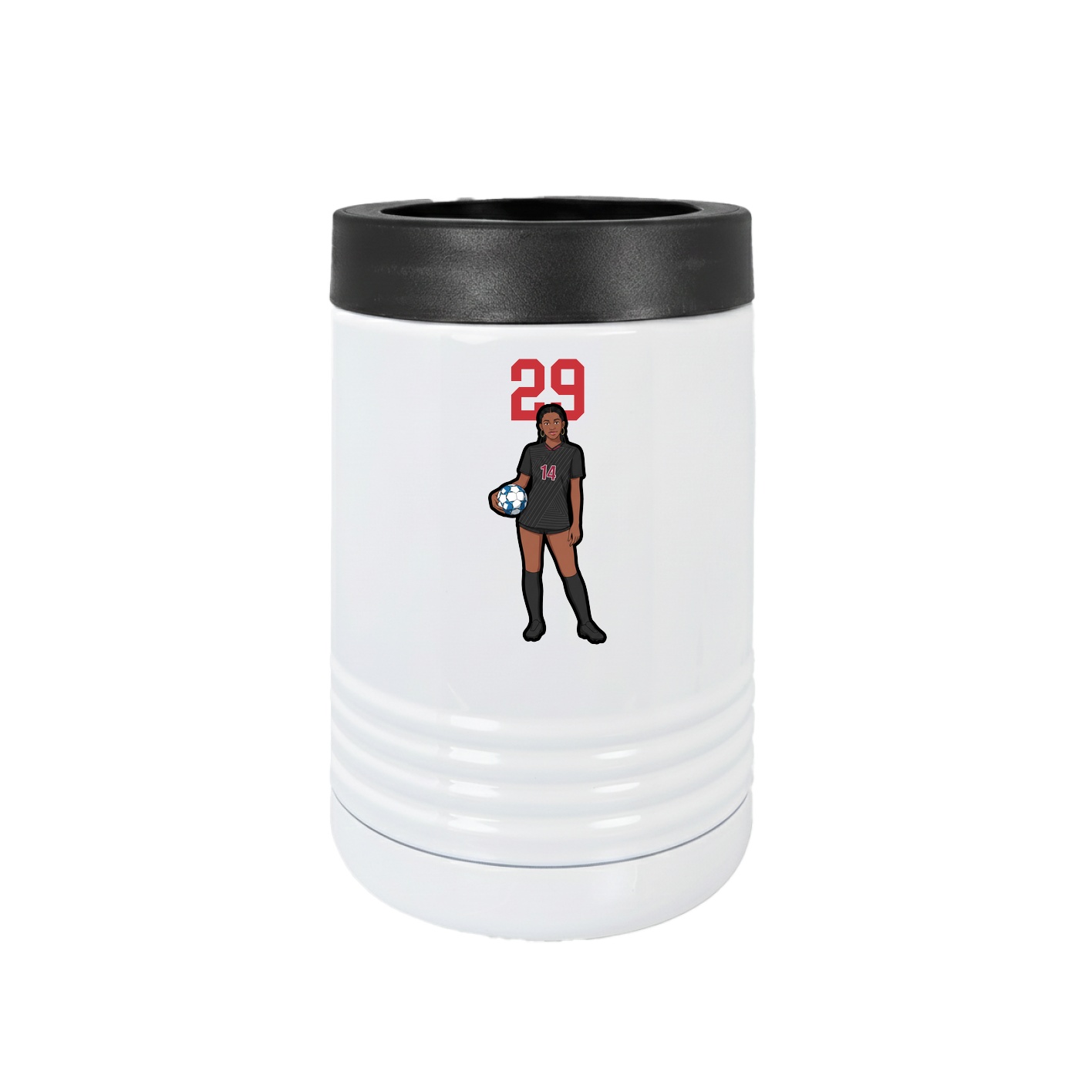 Beverage Holder — Number Top in White
