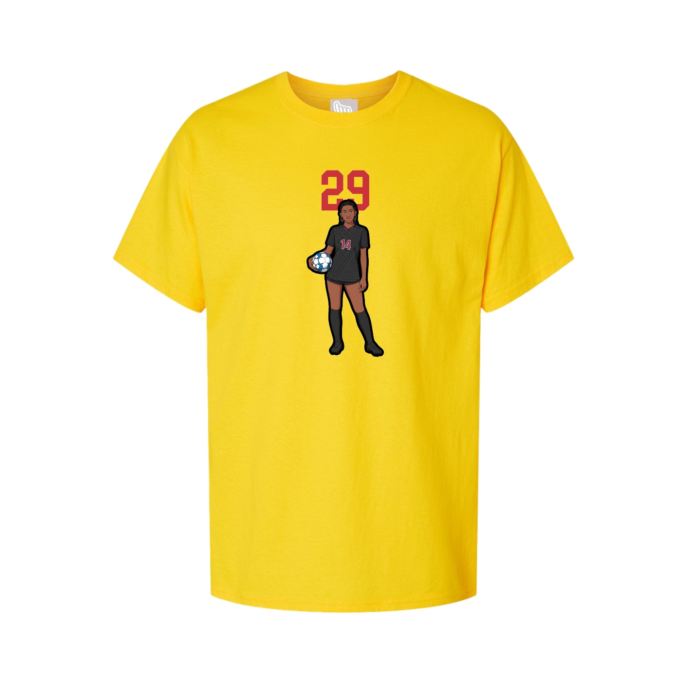 Tee — Number Top in Gold
