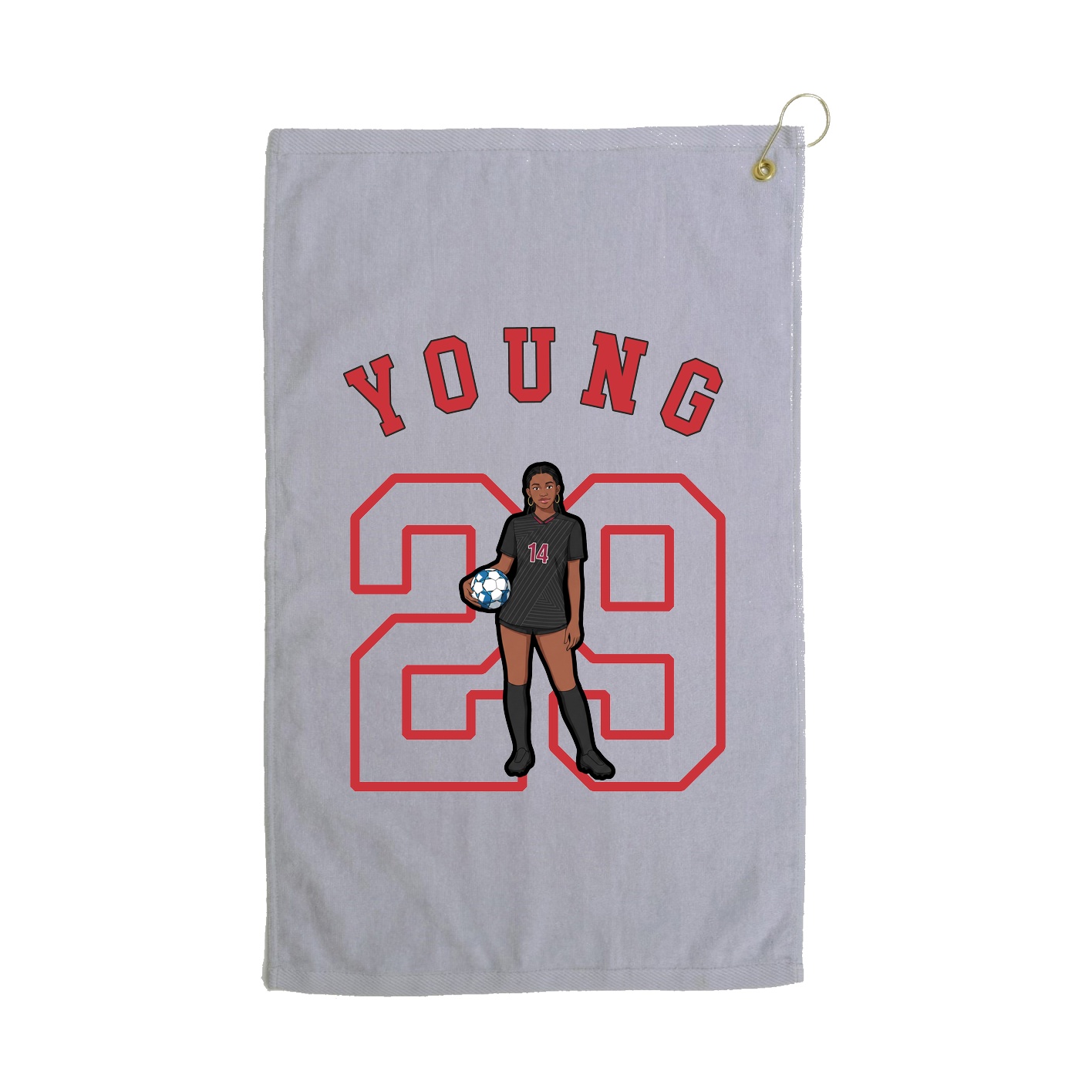 Golf Towel — Shirsey Arch in Grey