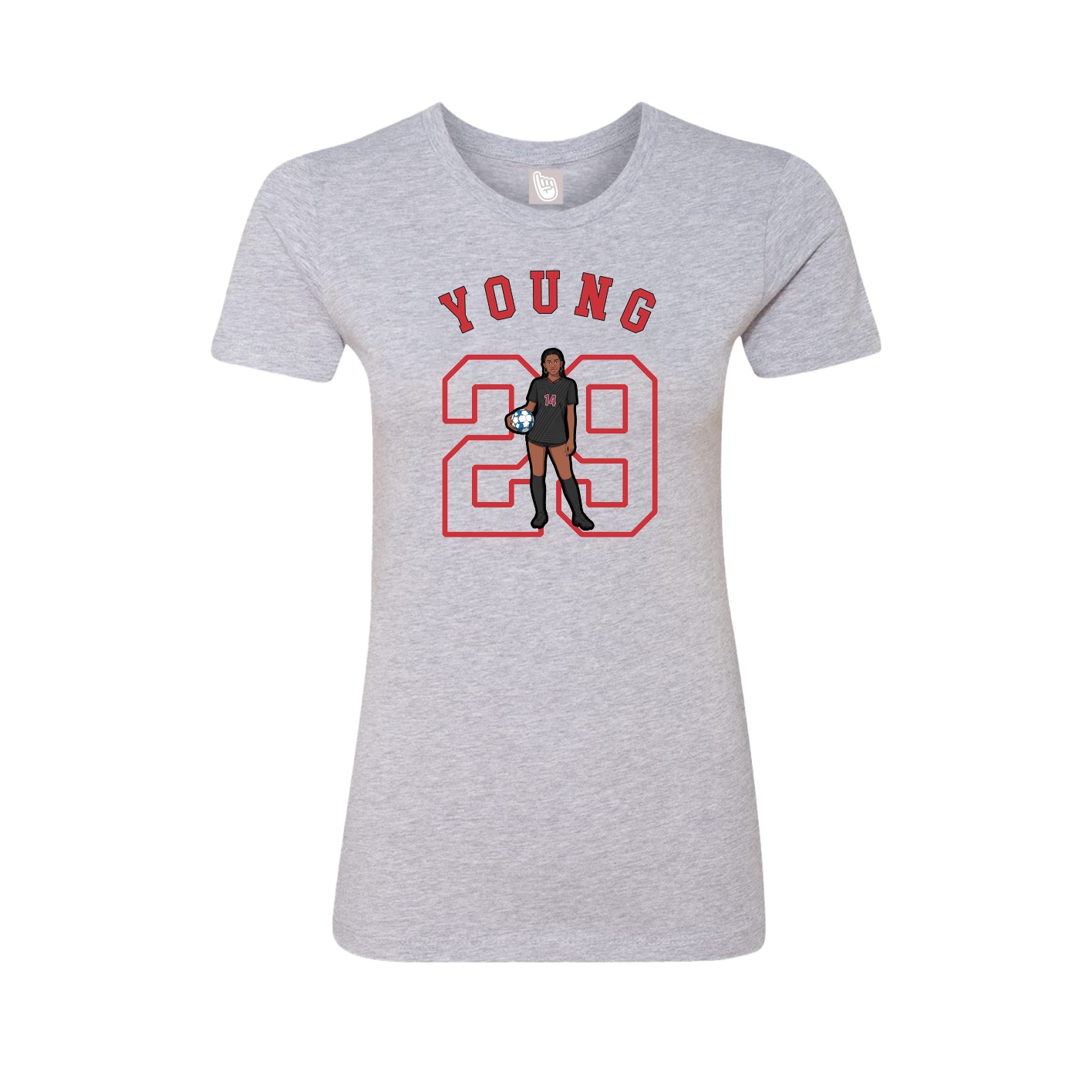Womens Tee — Shirsey Arch in Grey