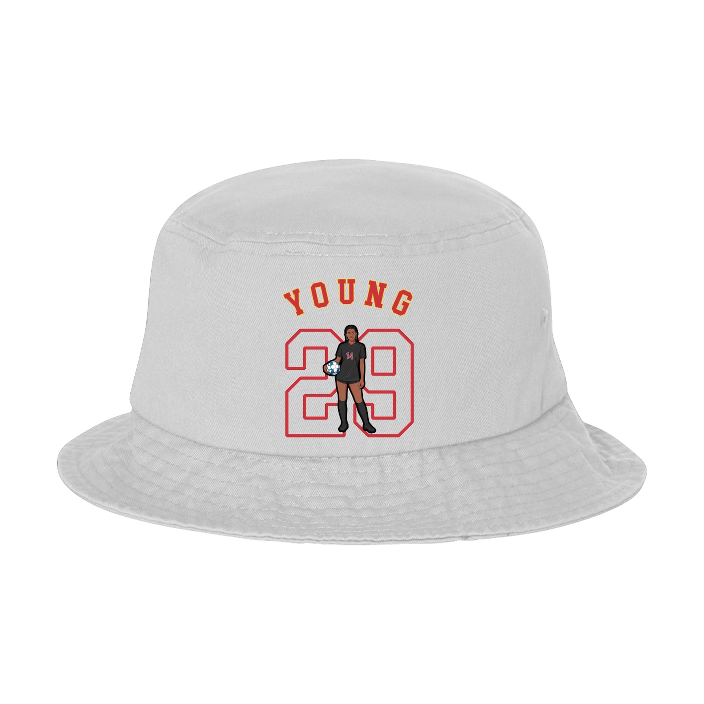 Bucket Cap — Shirsey Arch in White
