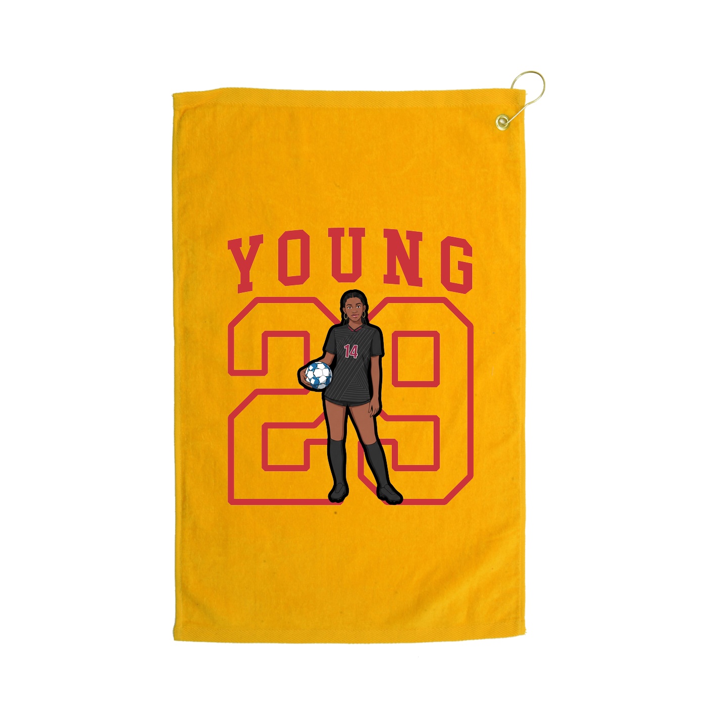 Golf Towel — Shirsey in Gold
