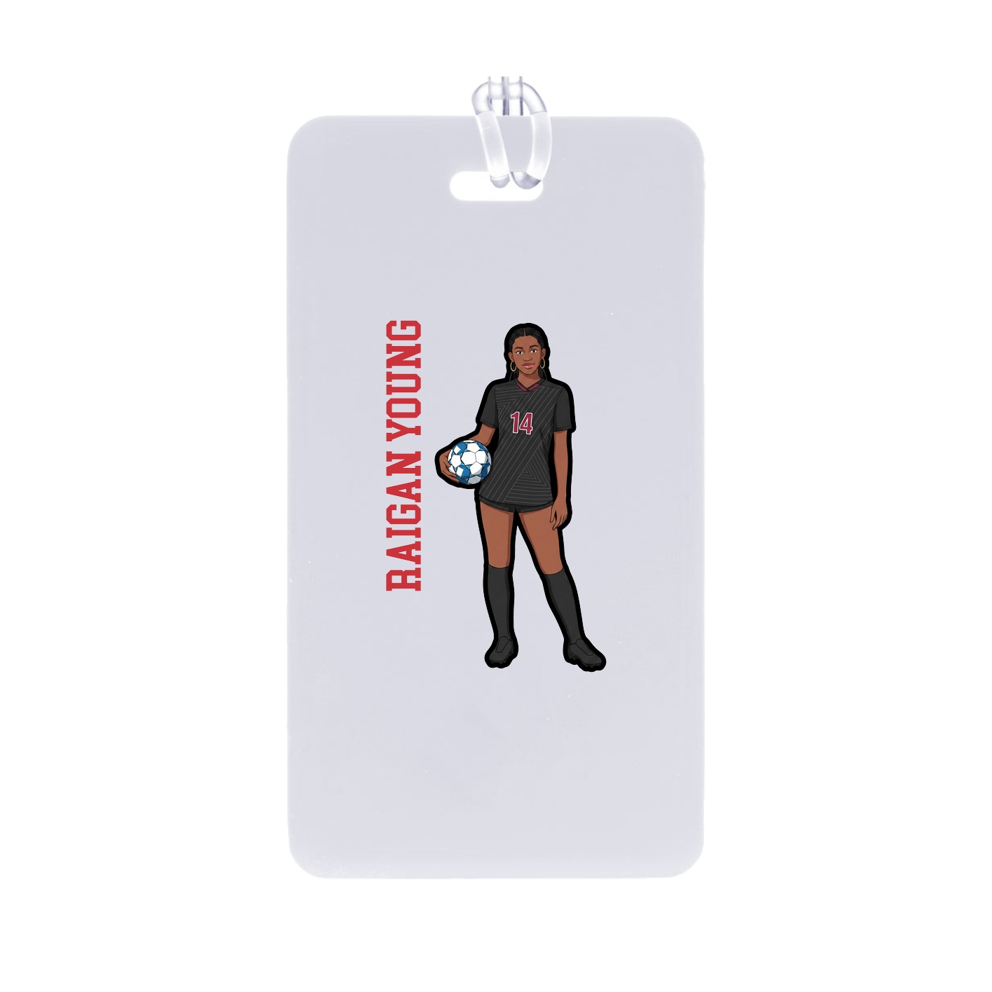 Bag Tag — Name Vertical in Classic