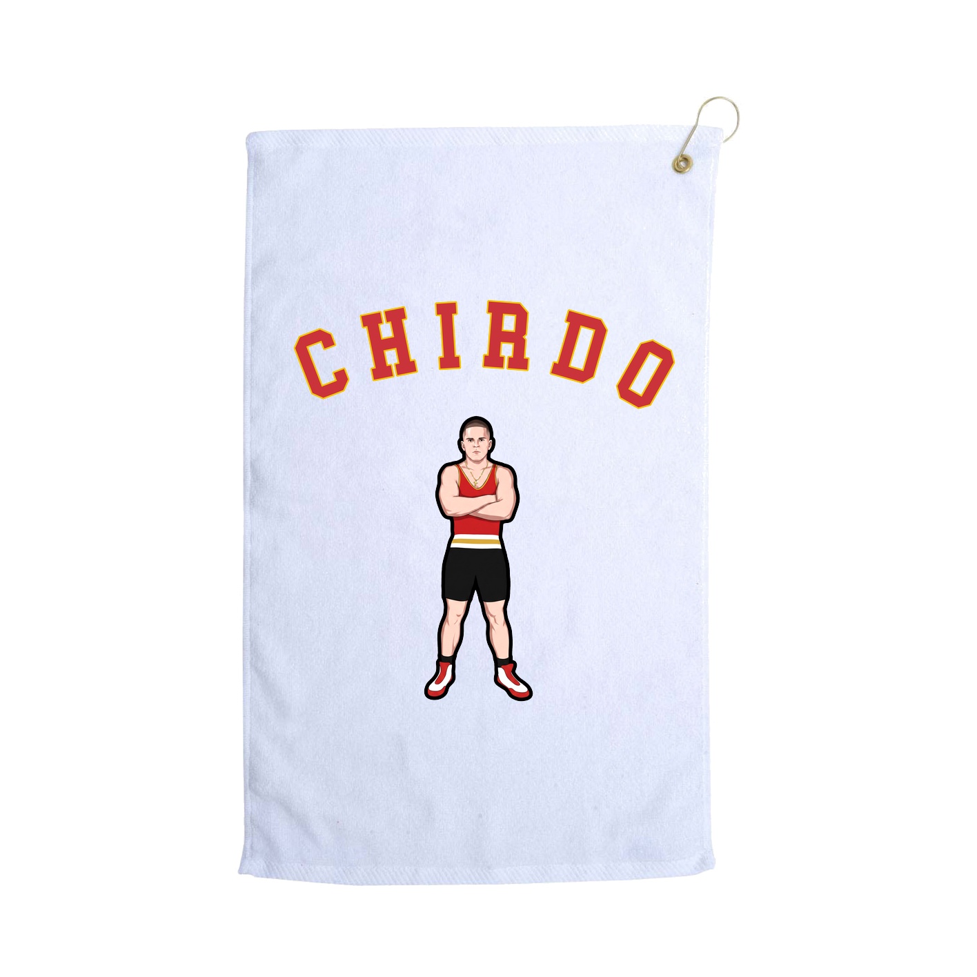 Golf Towel — Shirsey Arch in White