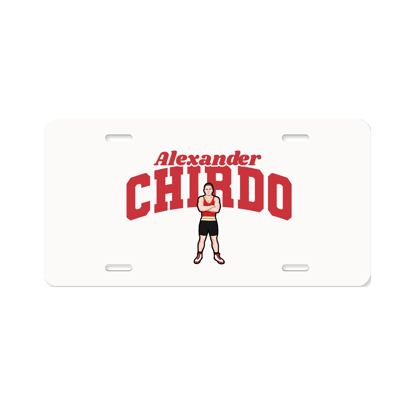 License Plate — Signature Arch in Classic
