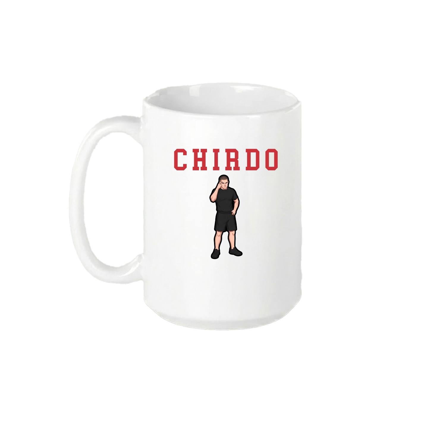 15oz Coffee Mug — Shirsey in White