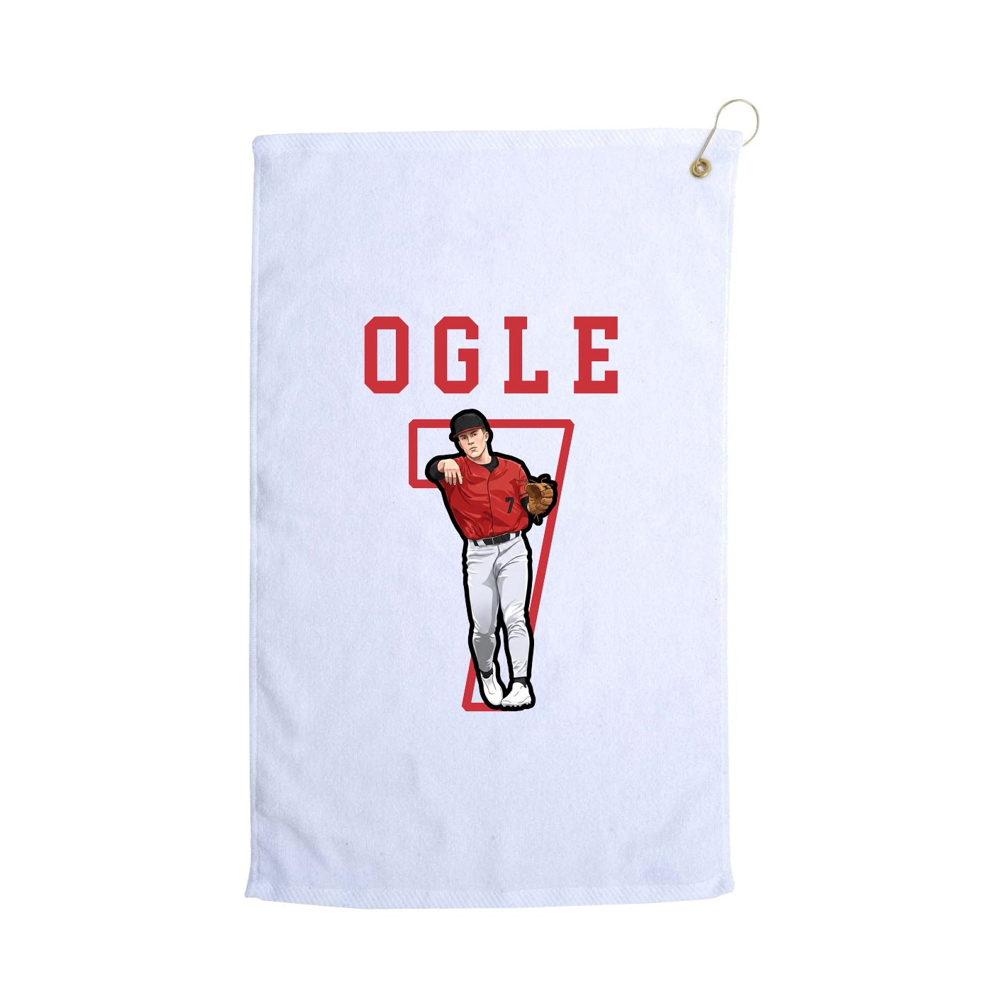 Golf Towel — Shirsey in White