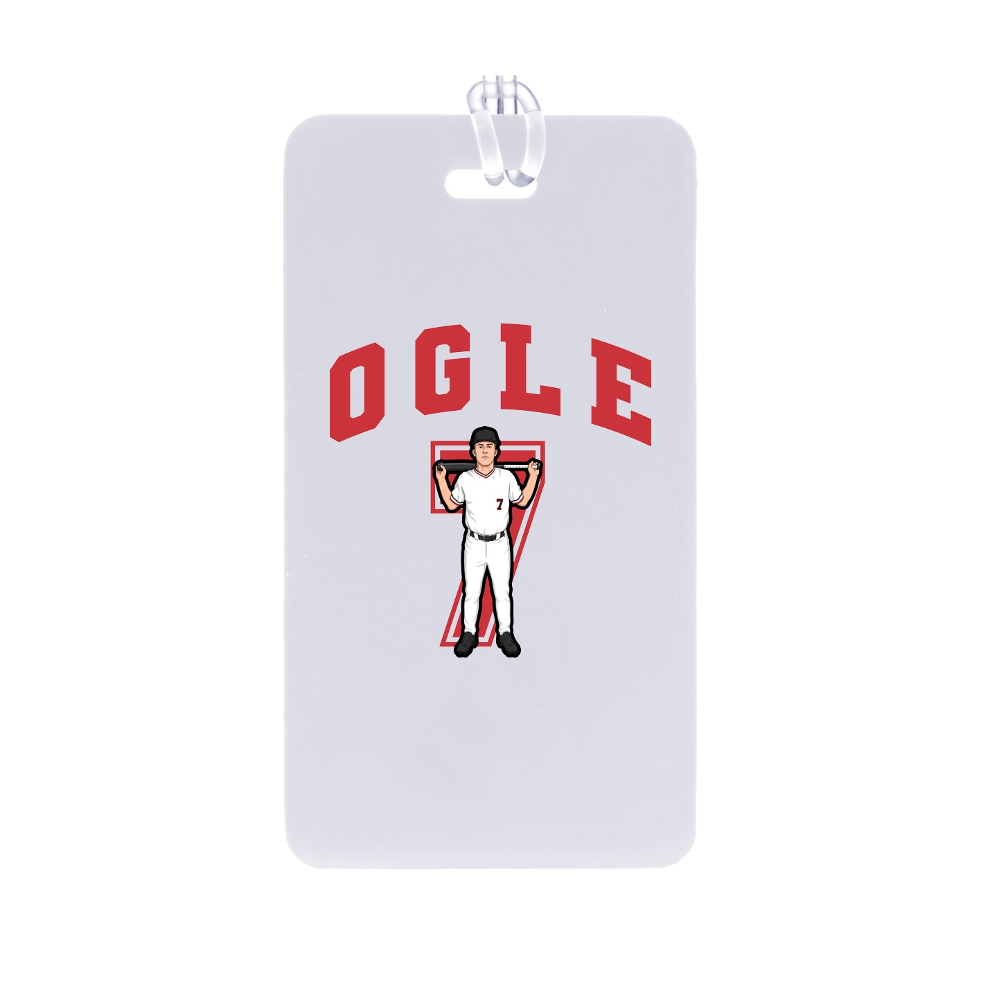 Bag Tag — Number in Classic