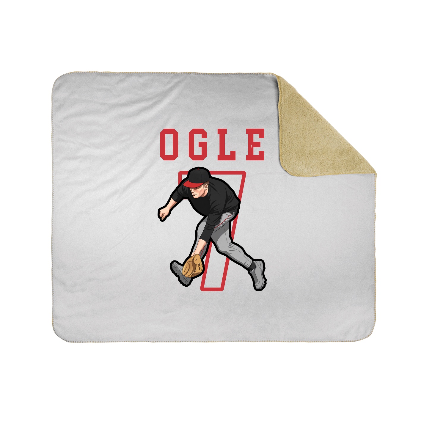 Throw Blanket — Shirsey in White