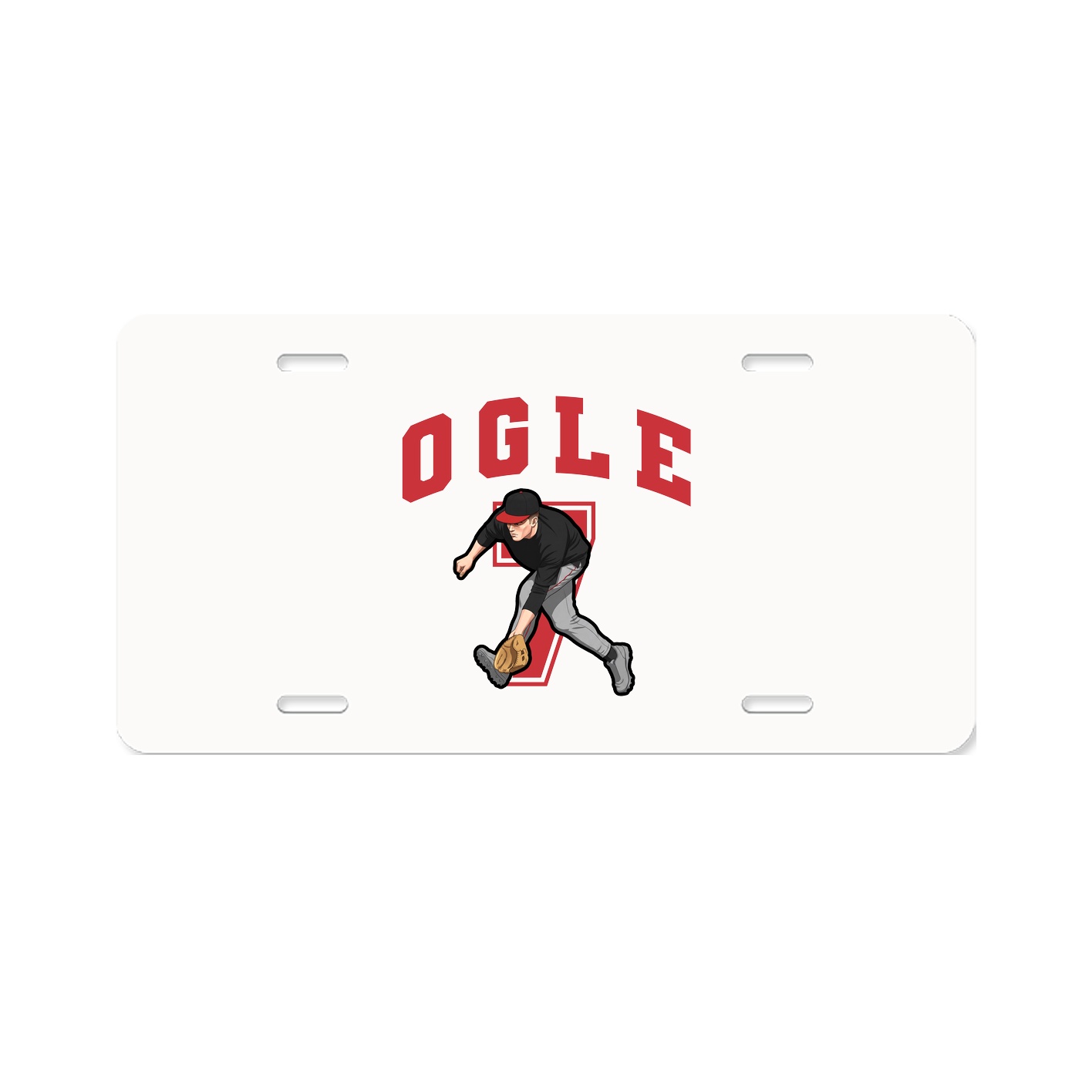 License Plate — Number in Classic