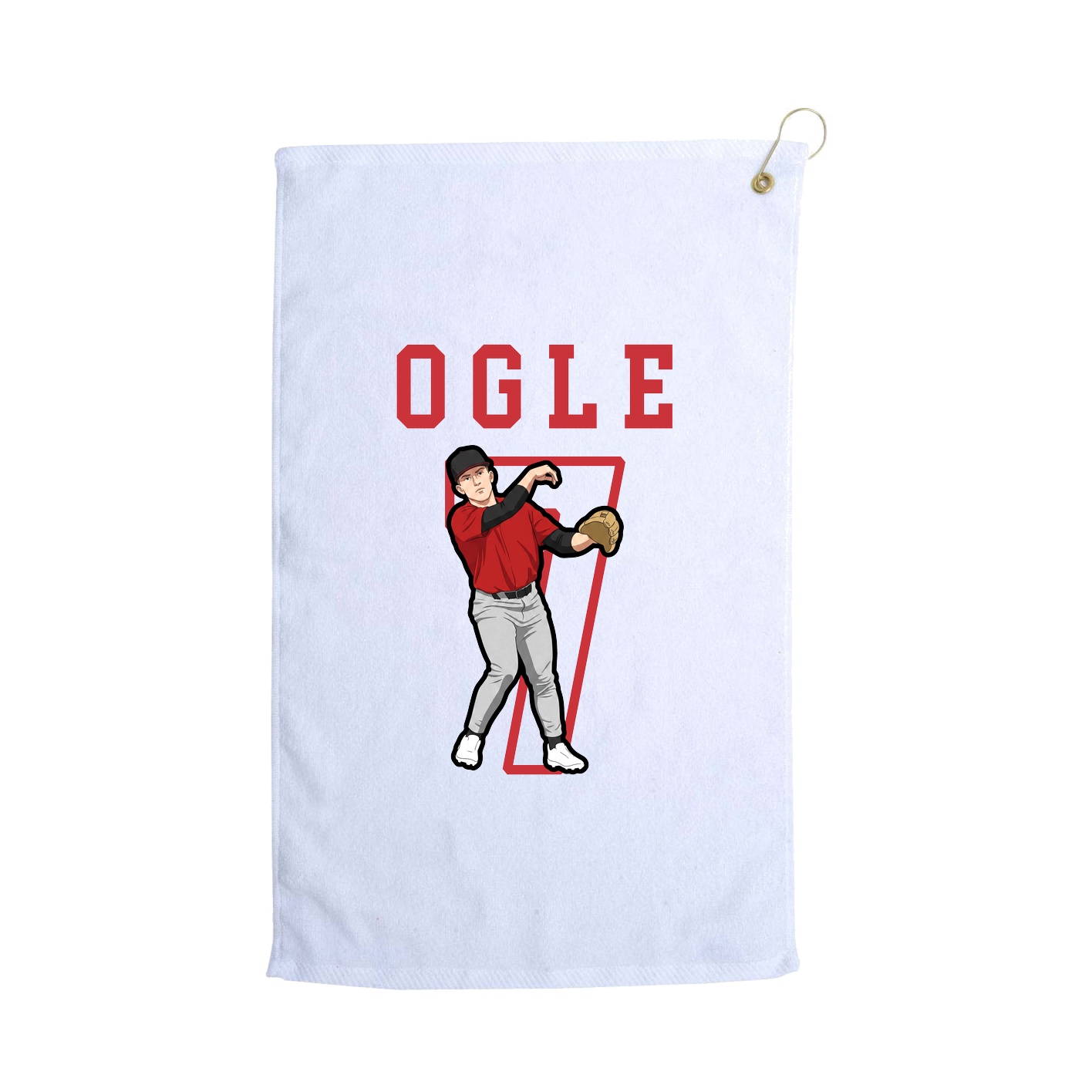 Golf Towel — Shirsey in White