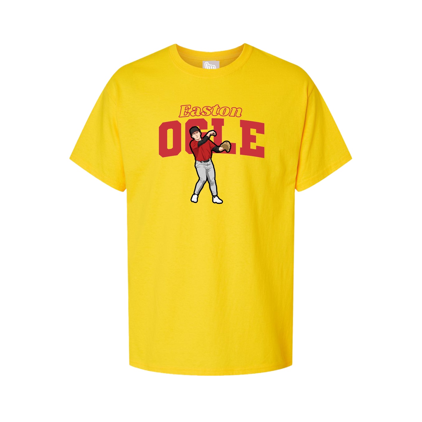 Youth Tee — Name Arch in Gold