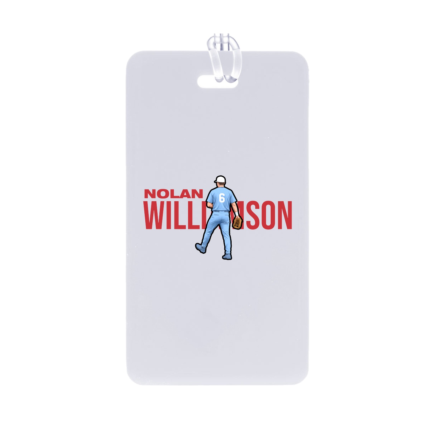 Bag Tag — Player Name in Classic