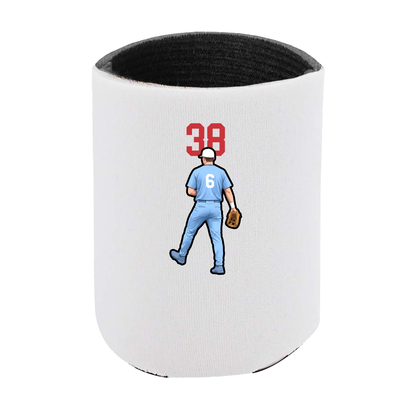Can Holder — Number Top in White
