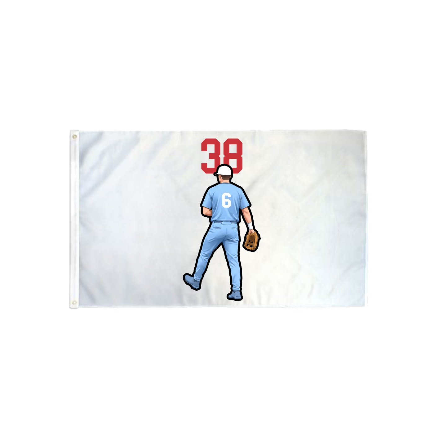 3x5 Flag — Number Top in Classic