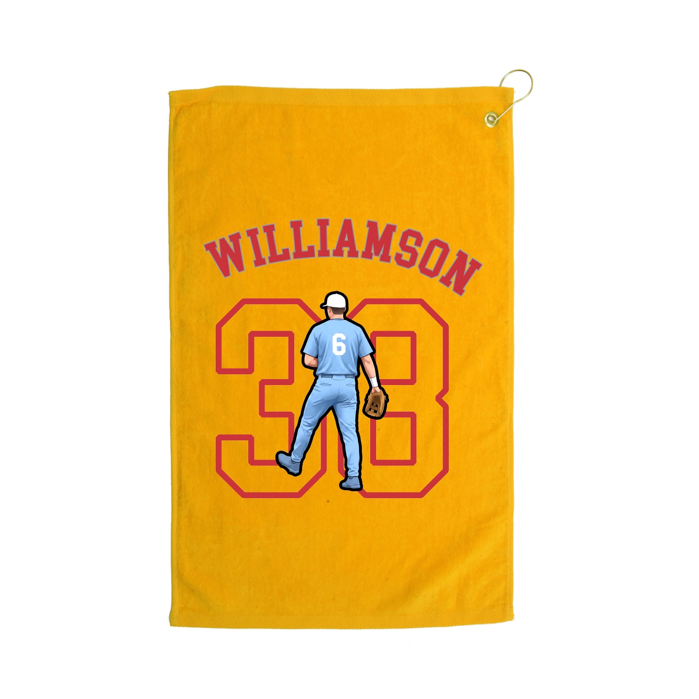 Golf Towel — Shirsey Arch in Gold