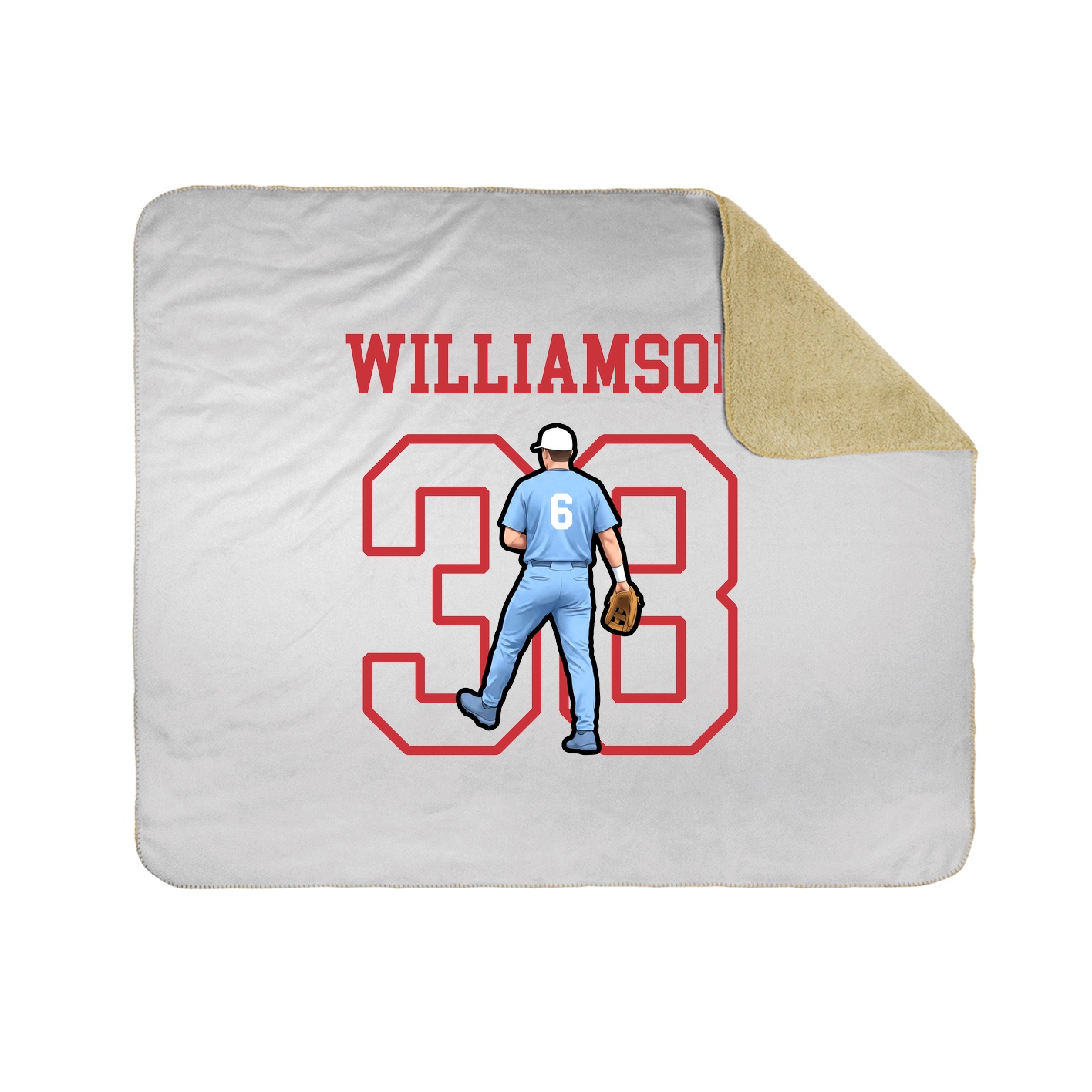 Throw Blanket — Shirsey in White