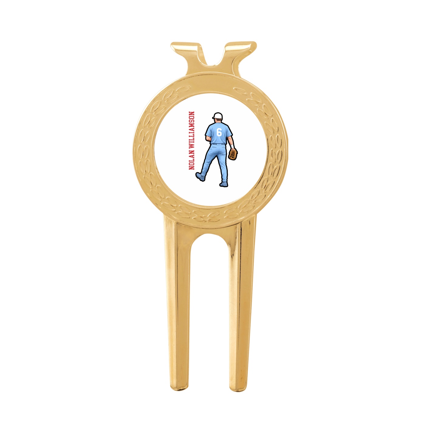 Divot Tool with Ball Marker — Name Vertical in Classic