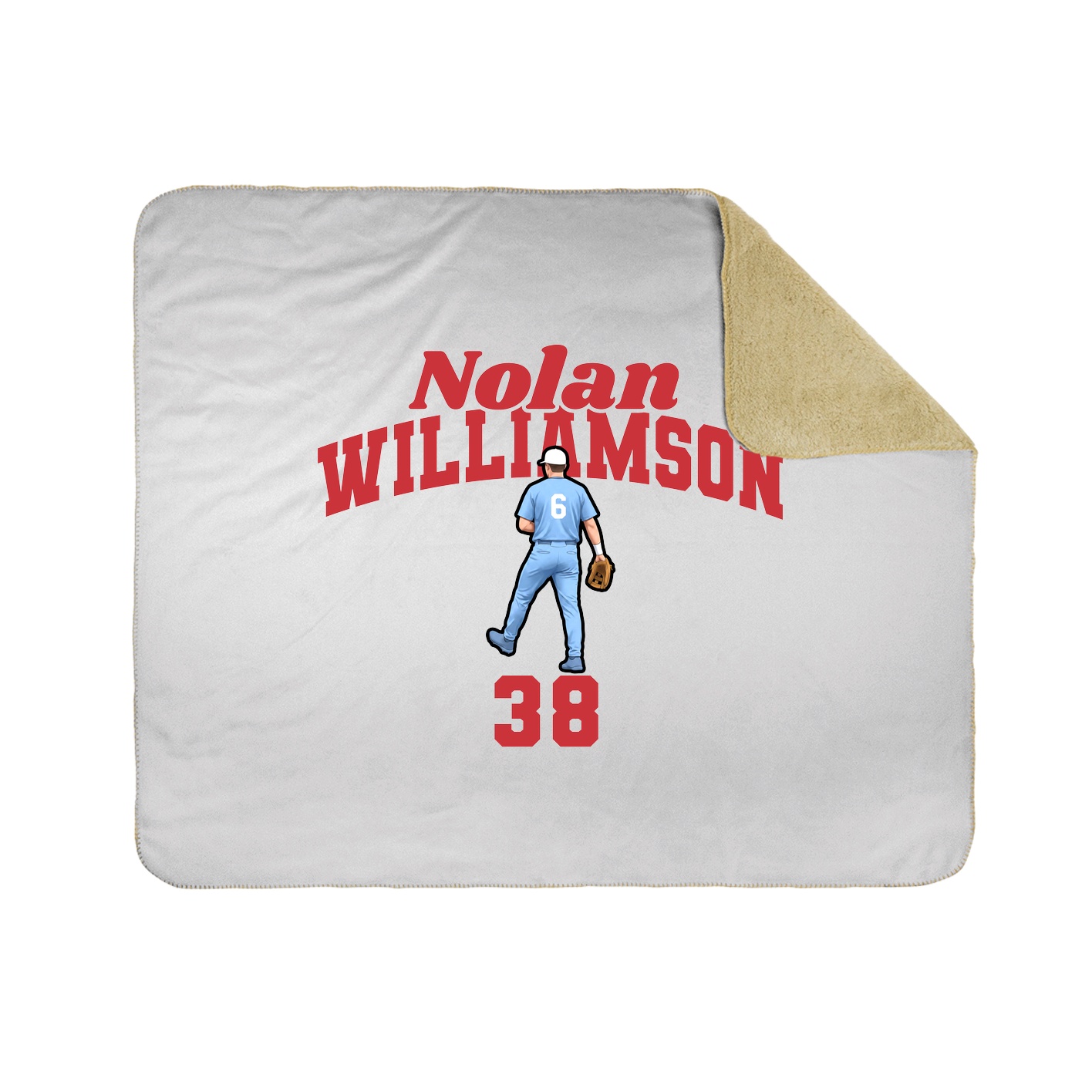 Throw Blanket — Signature Arch in White