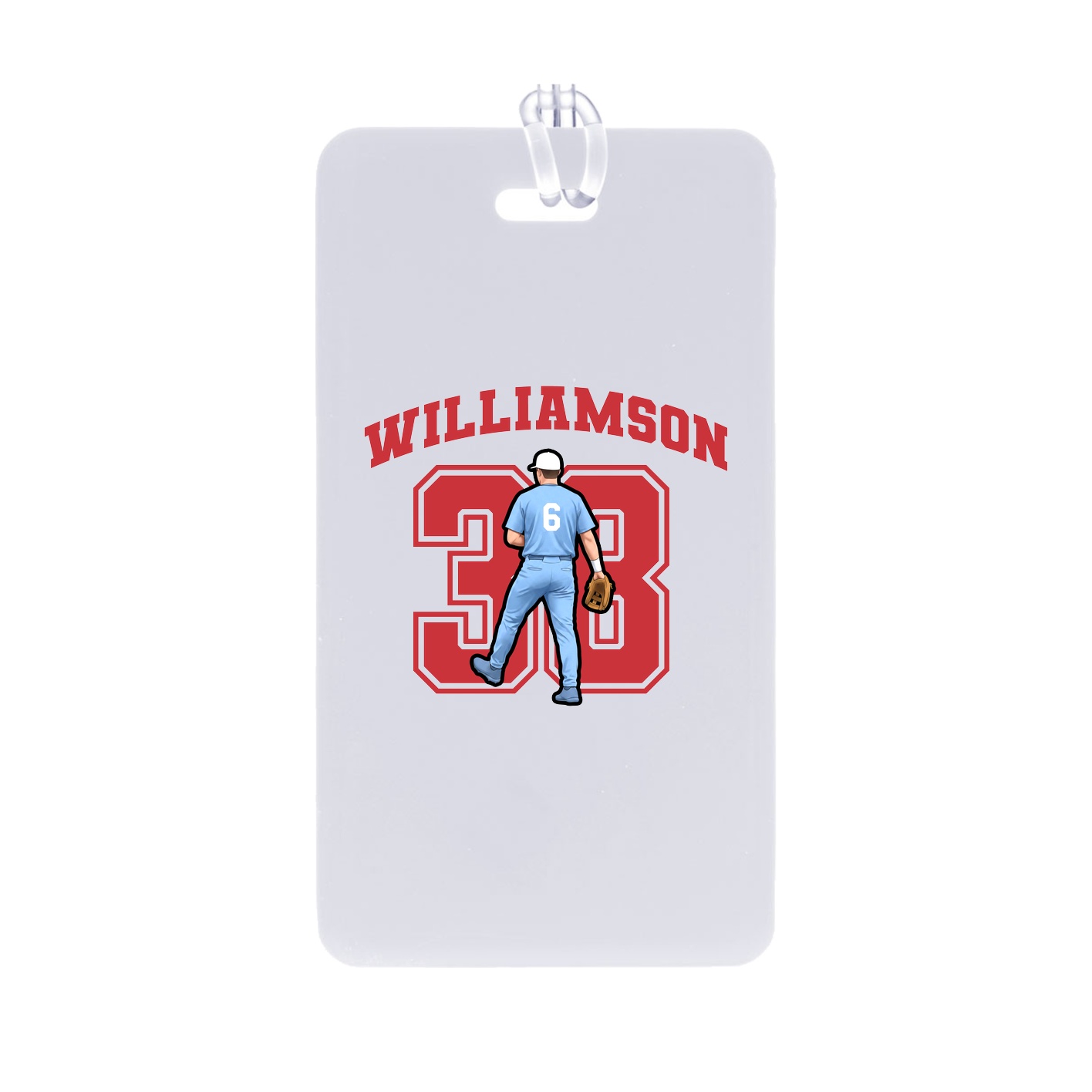 Bag Tag — Number in Classic
