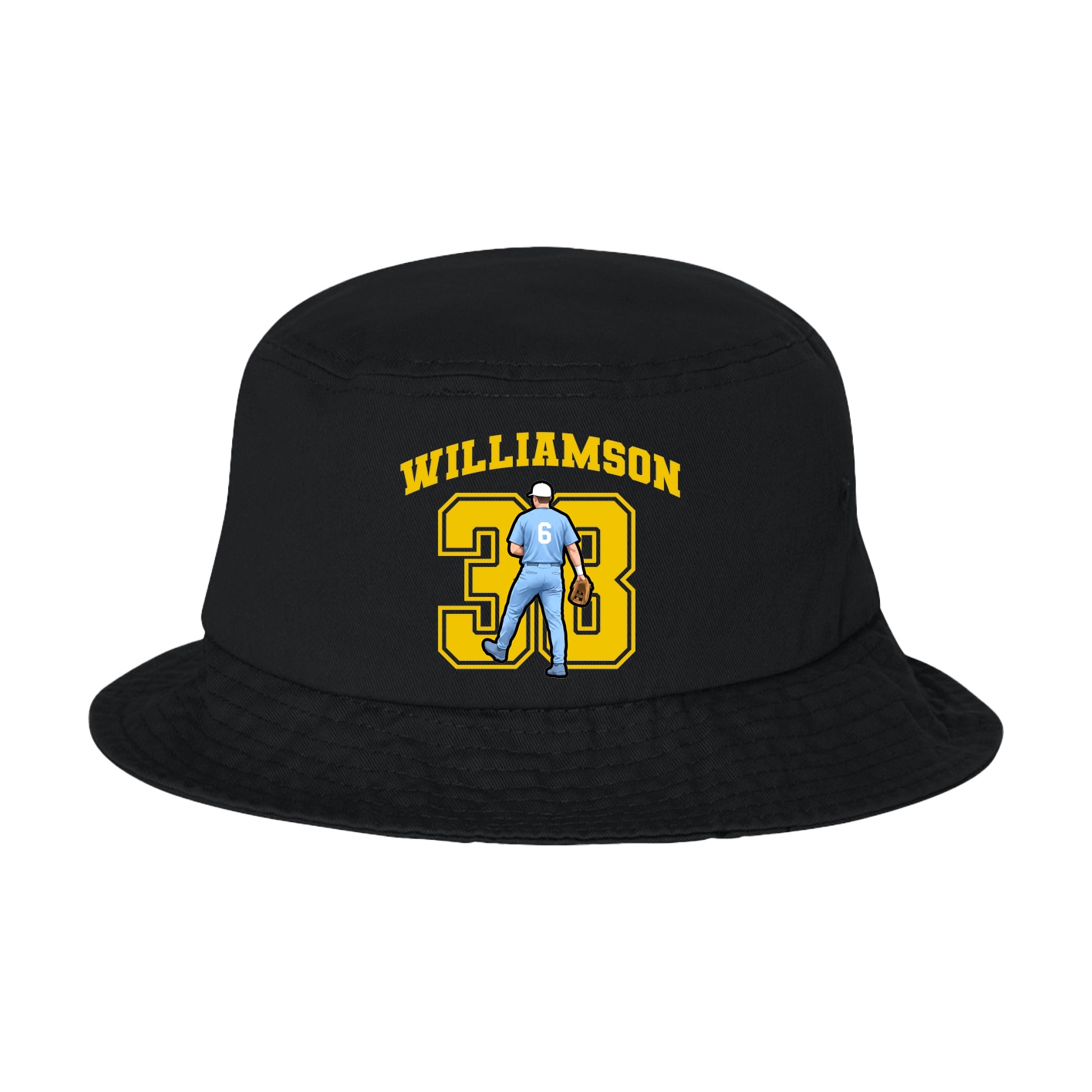 Bucket Cap — Number in Black