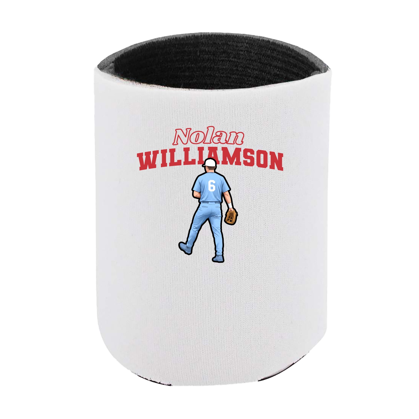 Can Holder — Name Arch in White