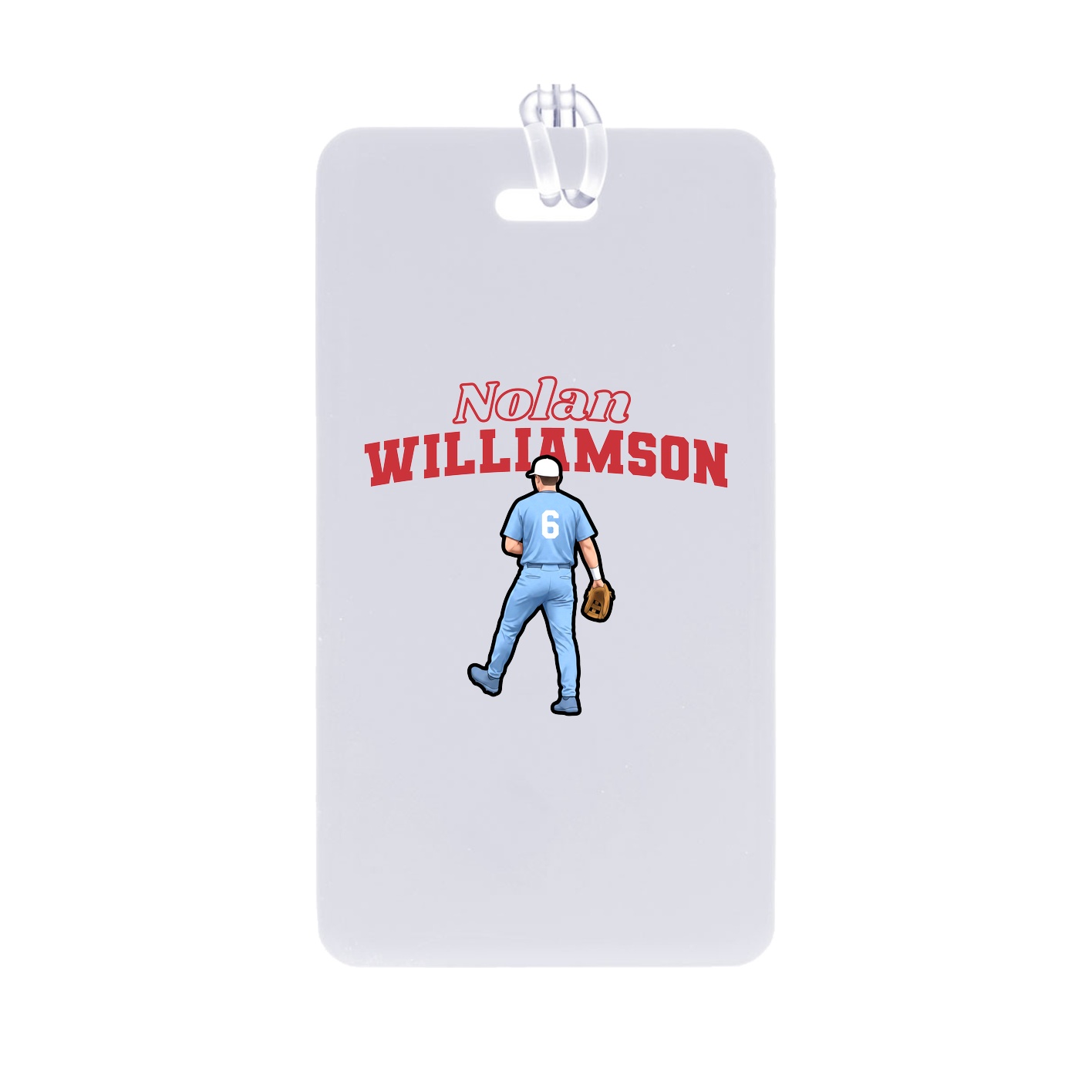 Bag Tag — Name Arch in Classic