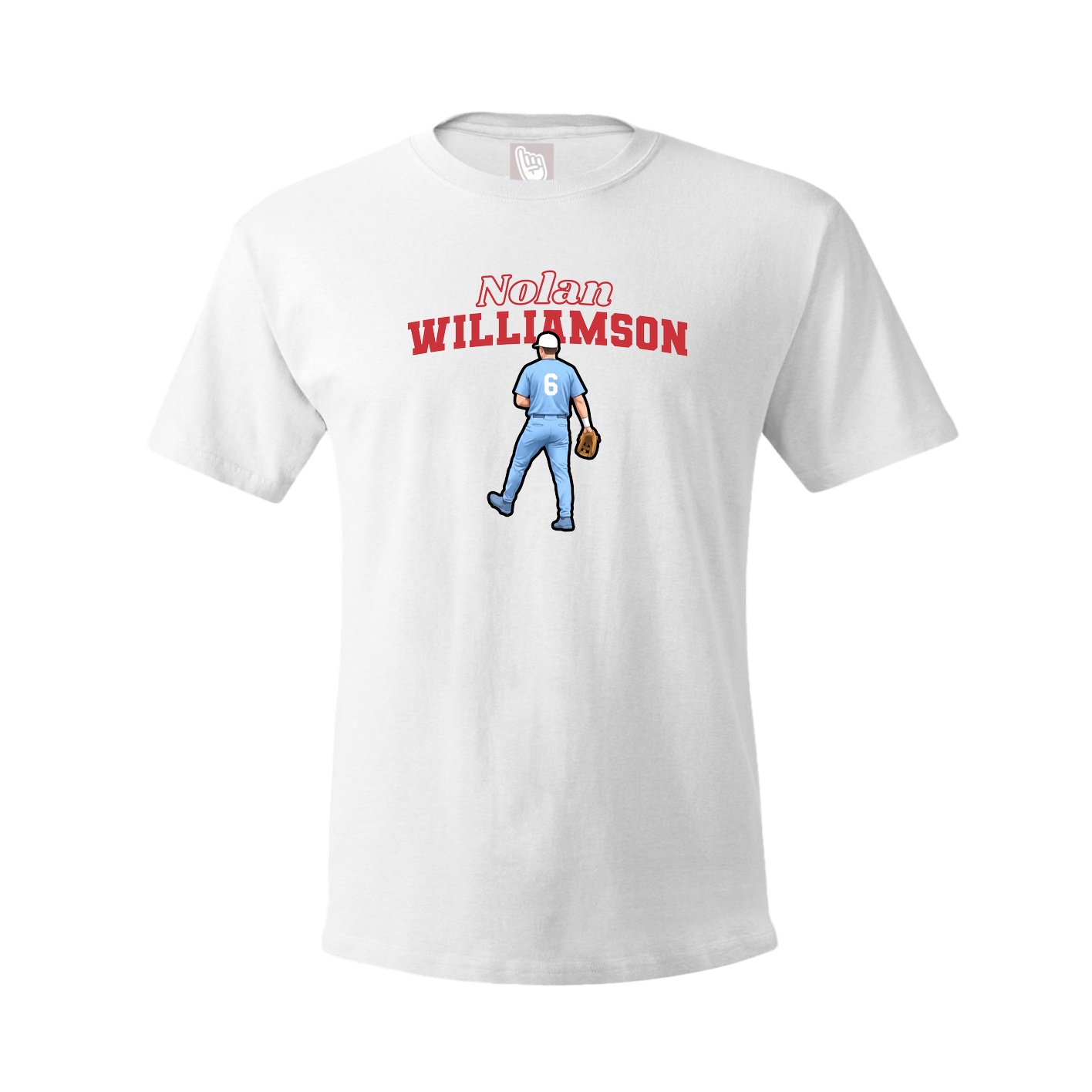Tee — Name Arch in White