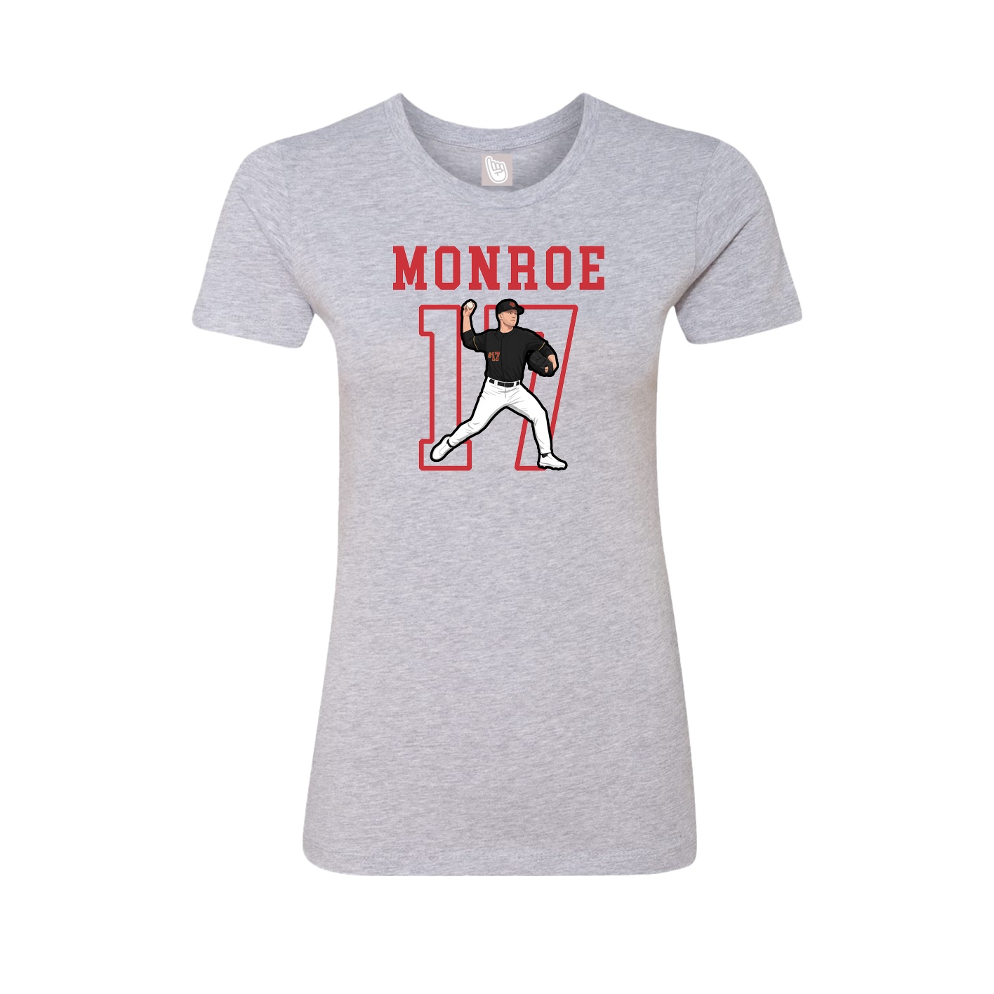 Fitted Women's Tee — Shirsey in Grey
