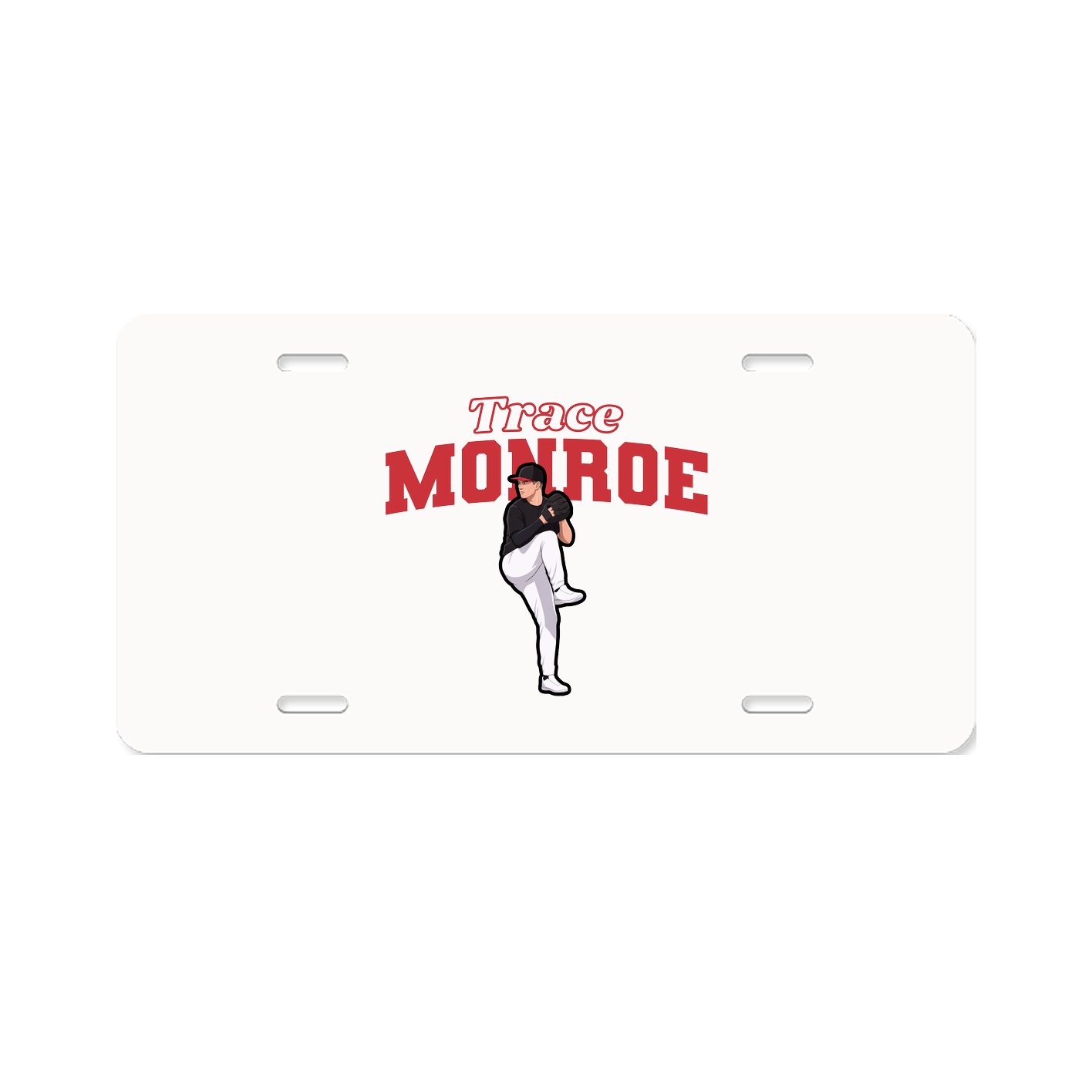 License Plate — Name Arch in Classic