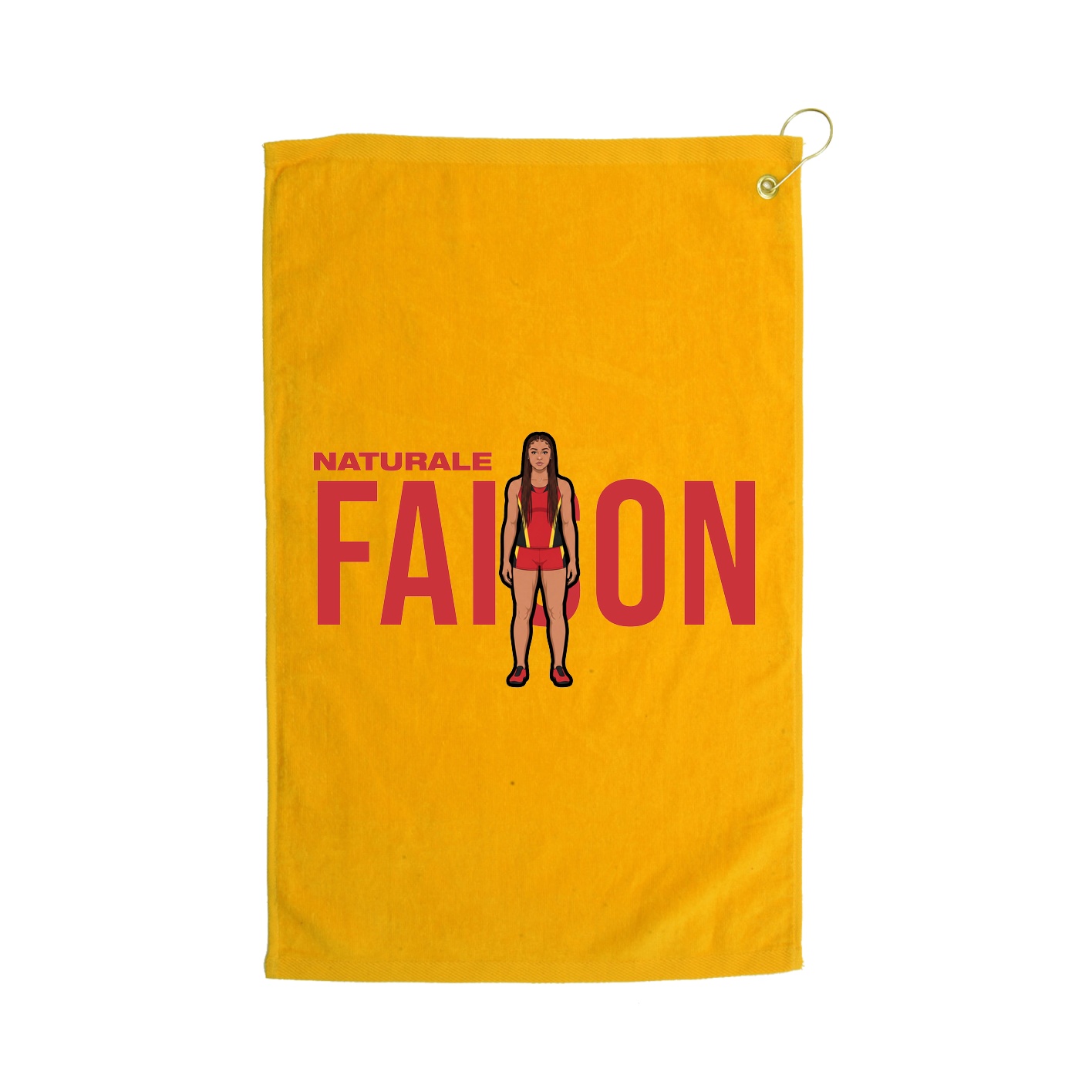 Golf Towel — Player Name in Gold