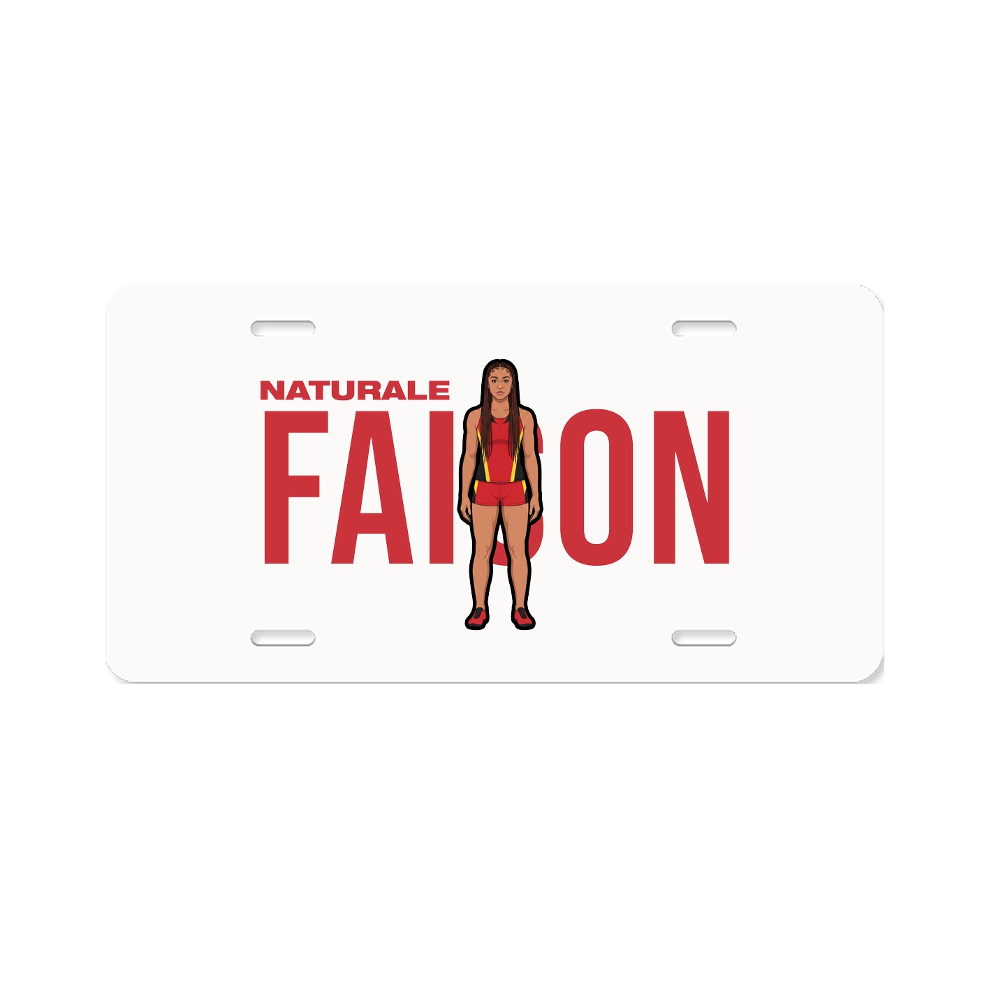 License Plate — Player Name in Classic
