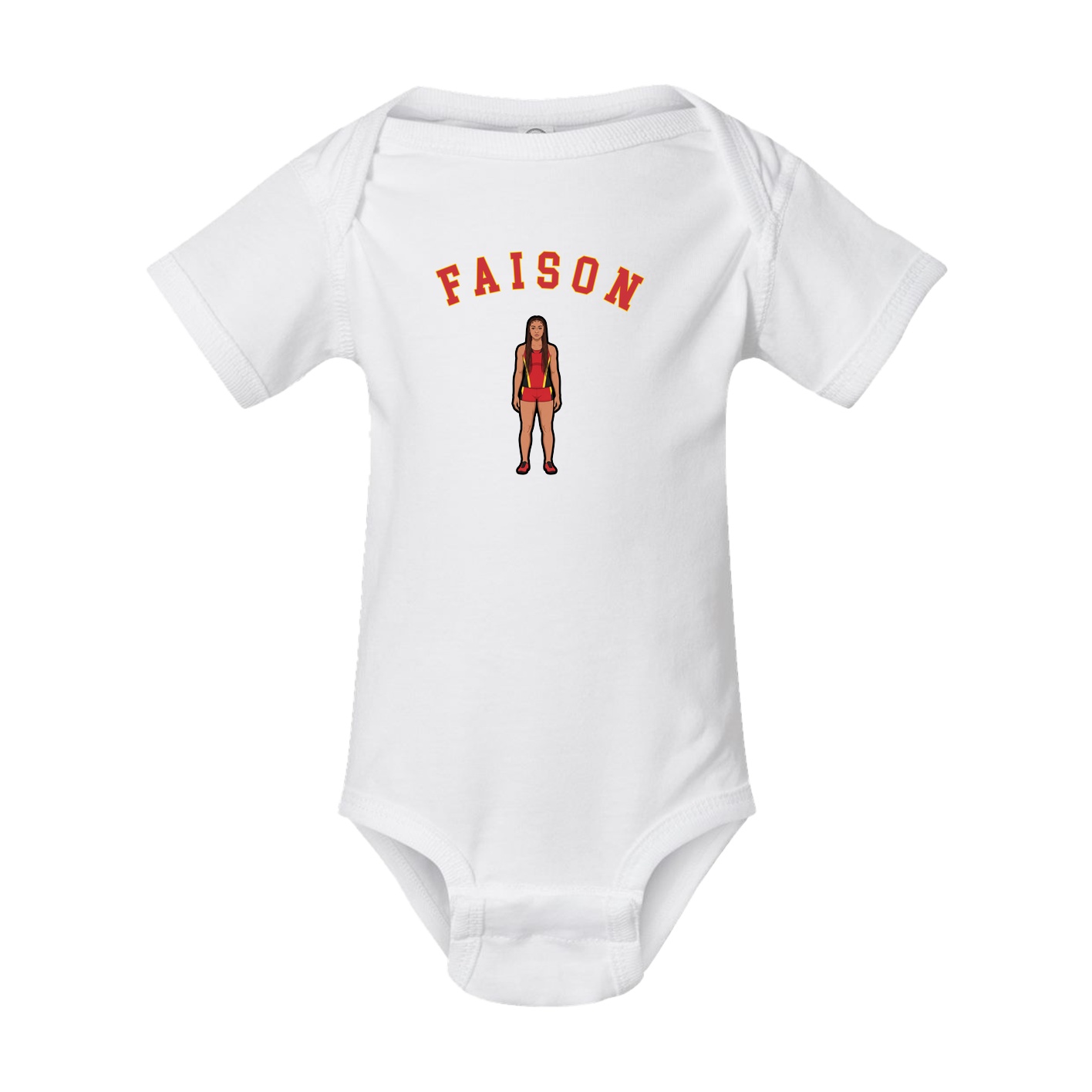 Baby Onesie — Shirsey Arch in White