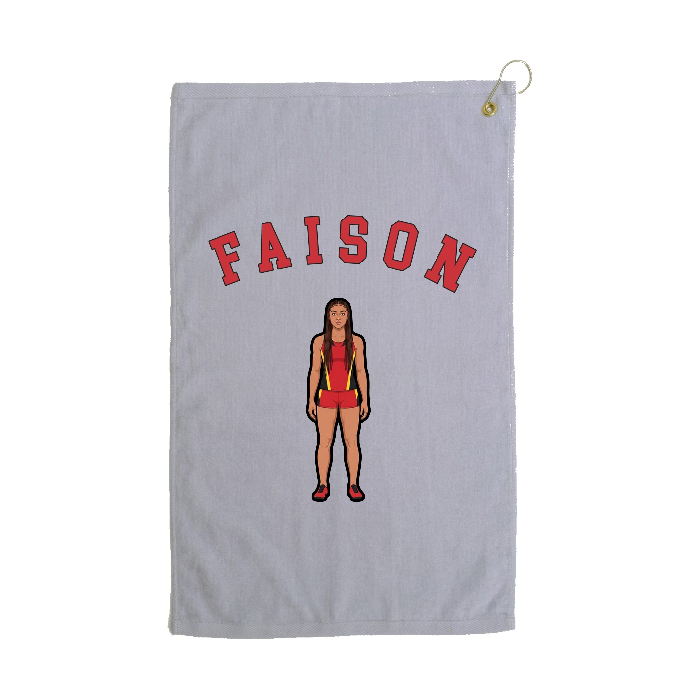 Golf Towel — Shirsey Arch in Grey
