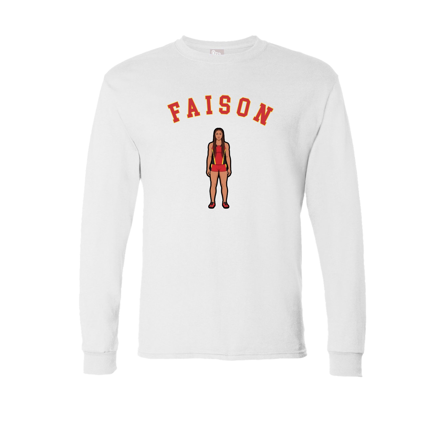 Long Sleeve Tee — Shirsey Arch in White