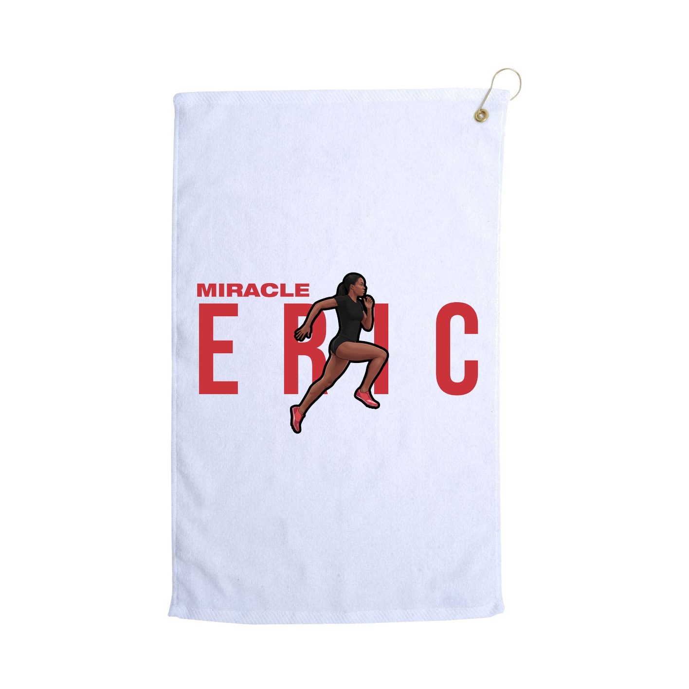 Golf Towel — Player Name in White