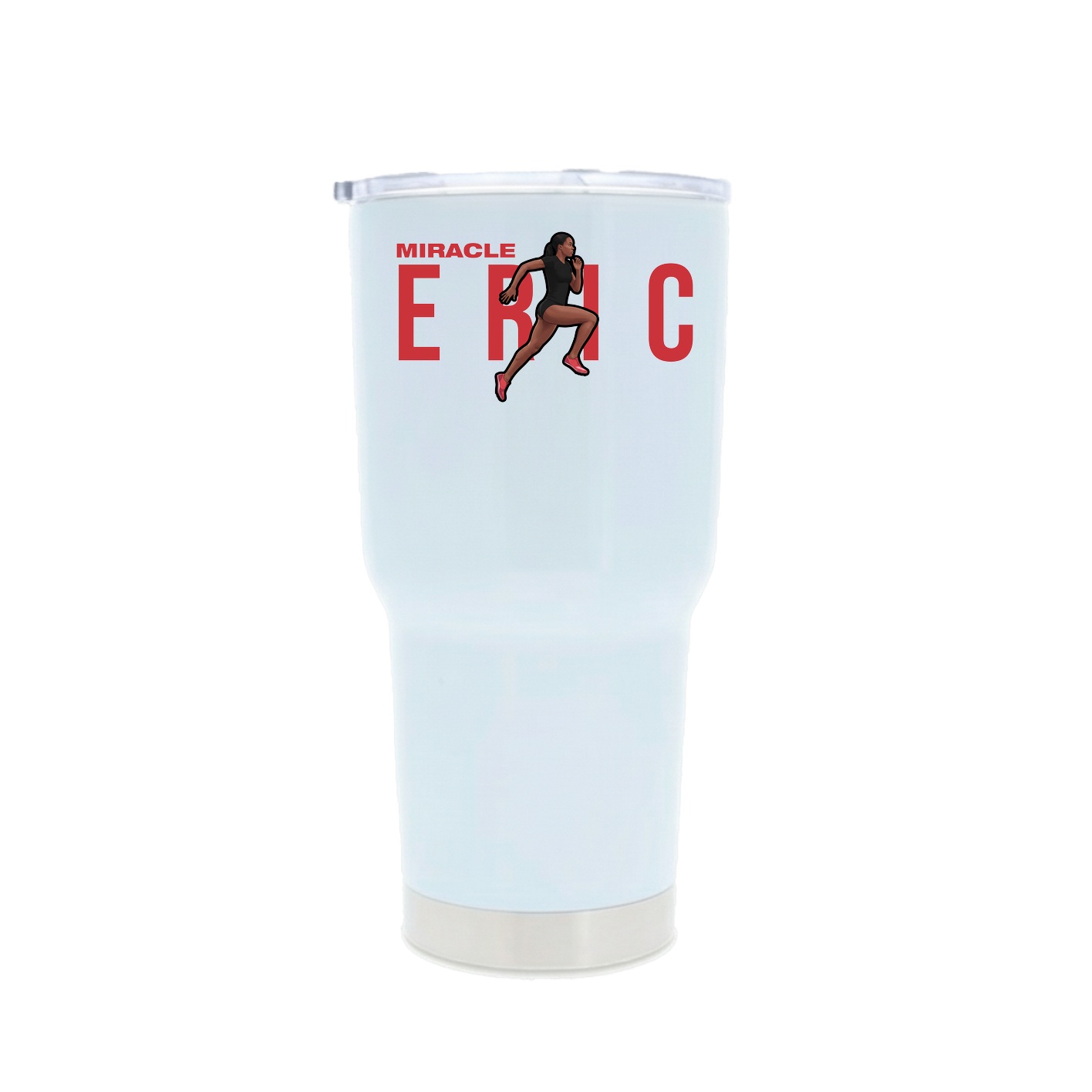 30oz Stainless Steel Tumbler — Player Name in White