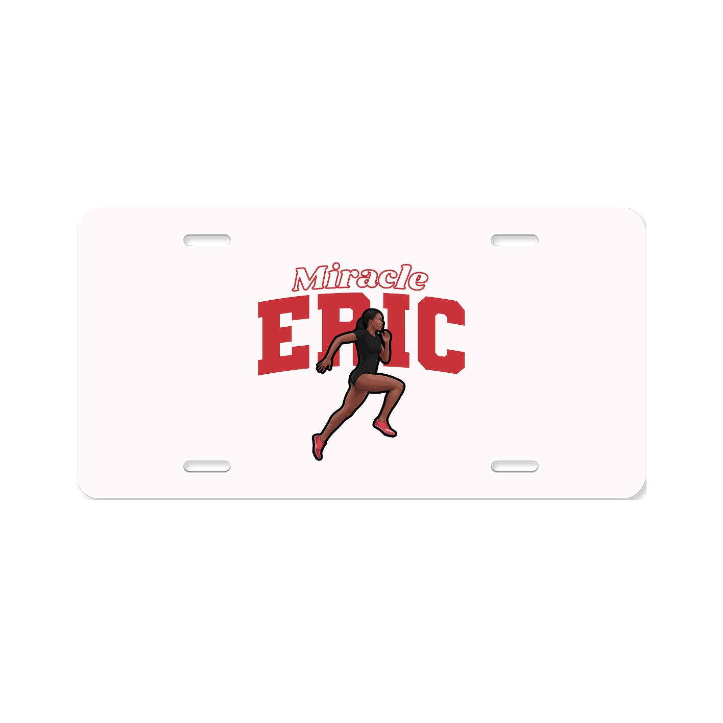 License Plate — Name Arch in Classic