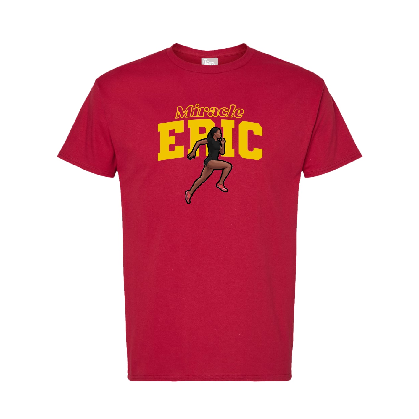 Tee — Name Arch in Crimson