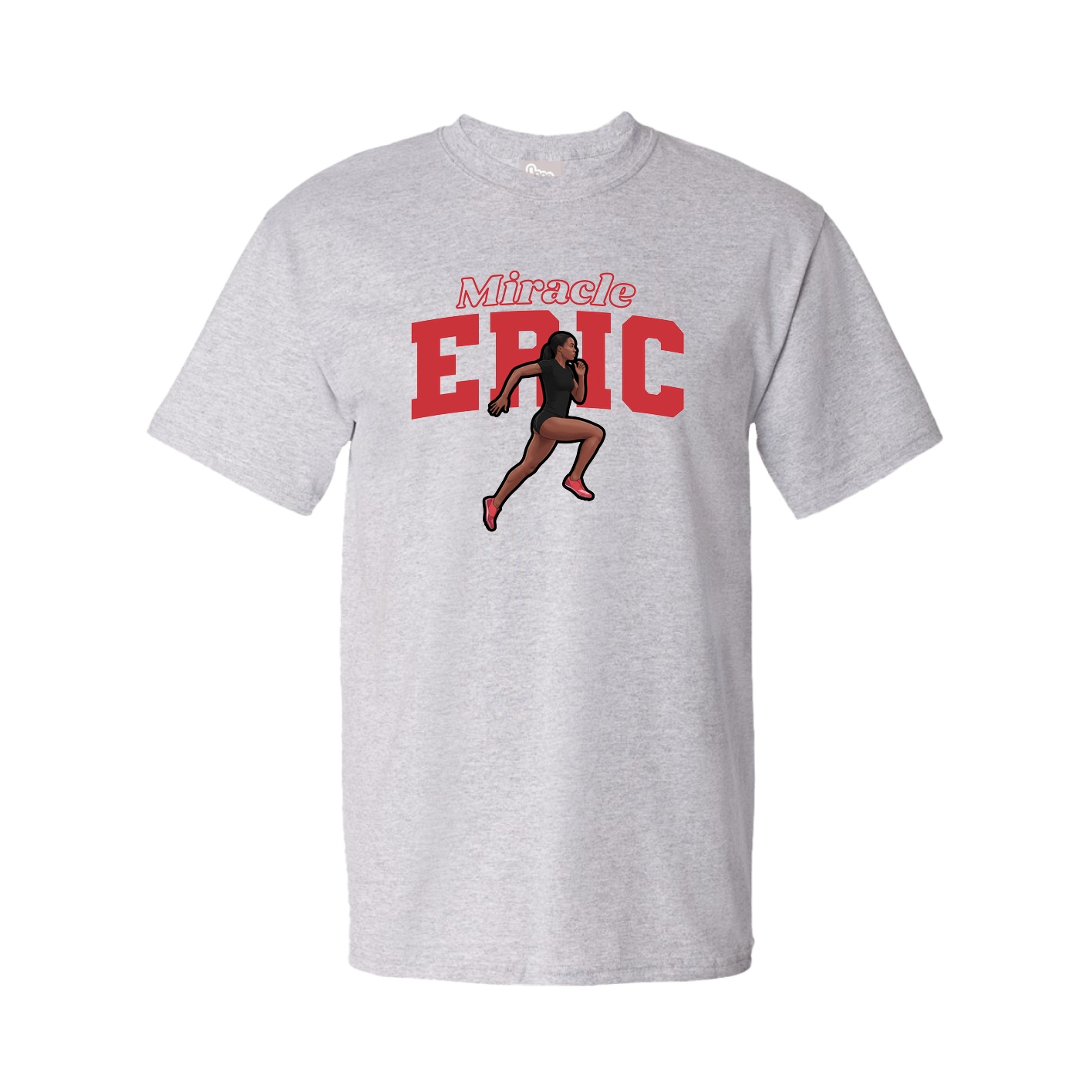 Youth Tee — Name Arch in Grey