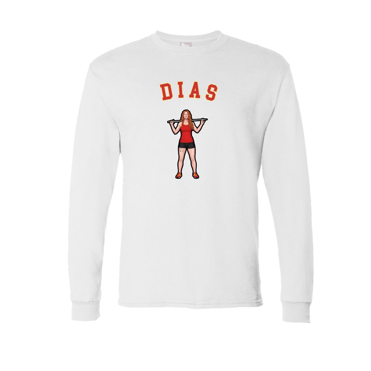 Long Sleeve Tee — Shirsey Arch in White