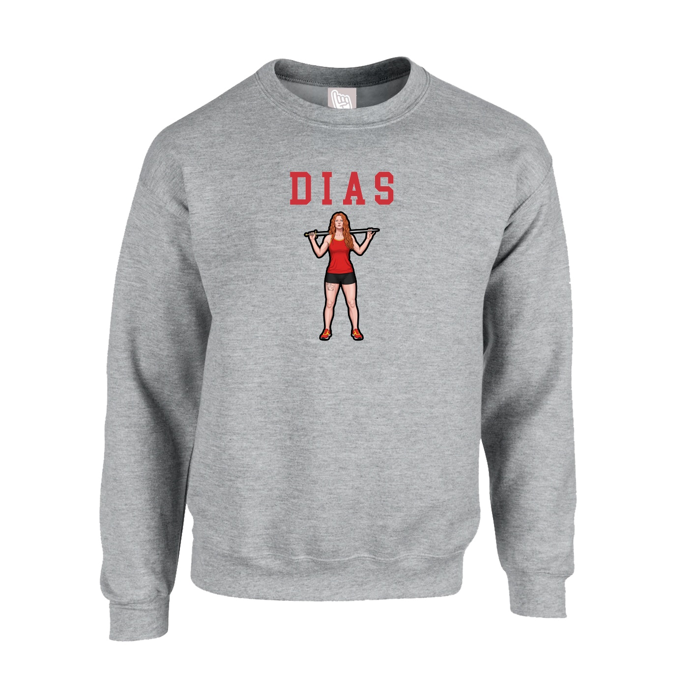 Fleece Crew — Shirsey in Grey