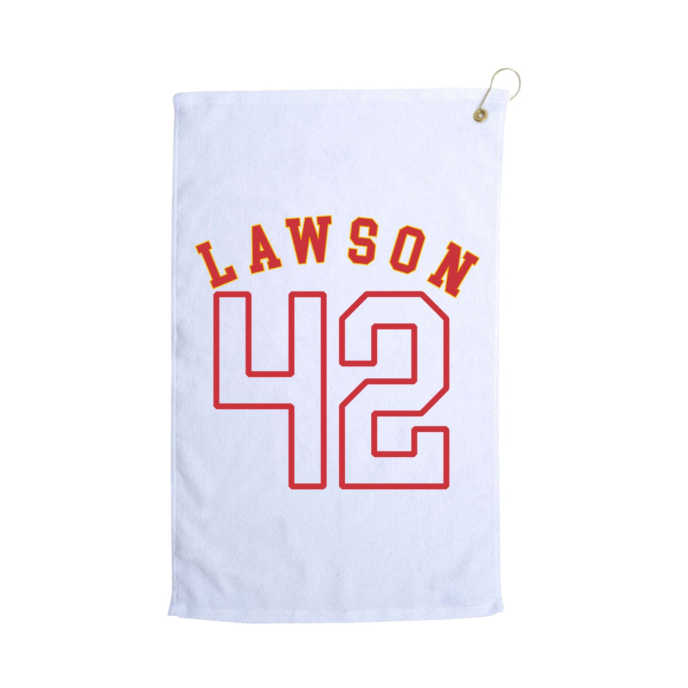 Golf Towel — Shirsey Arch in White