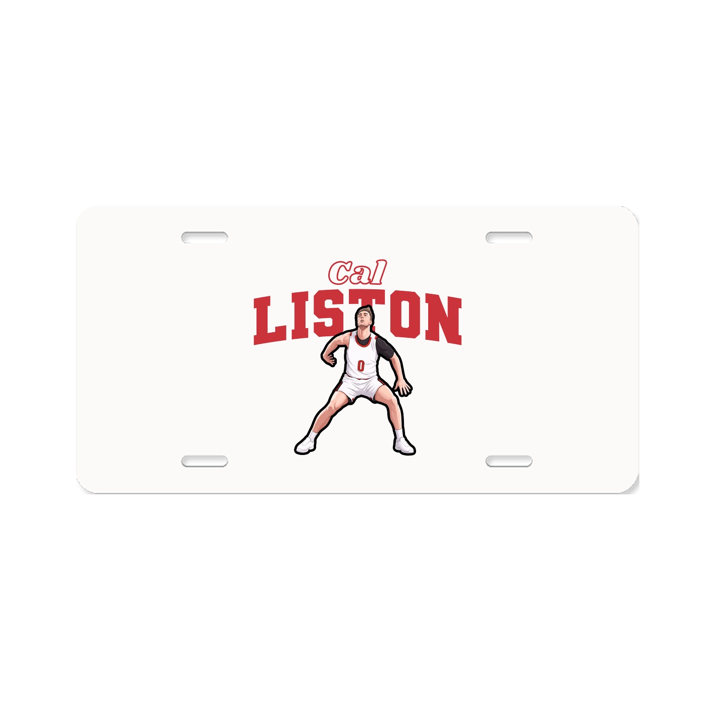 License Plate — Name Arch in Classic