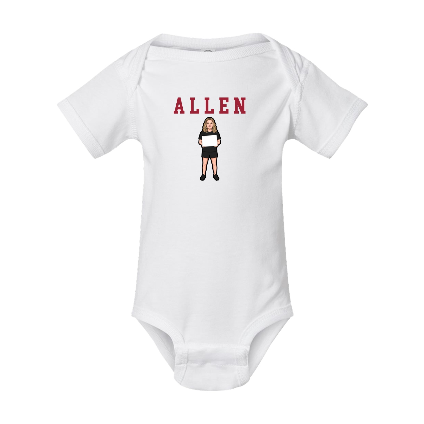 Baby Onesie — Shirsey in White
